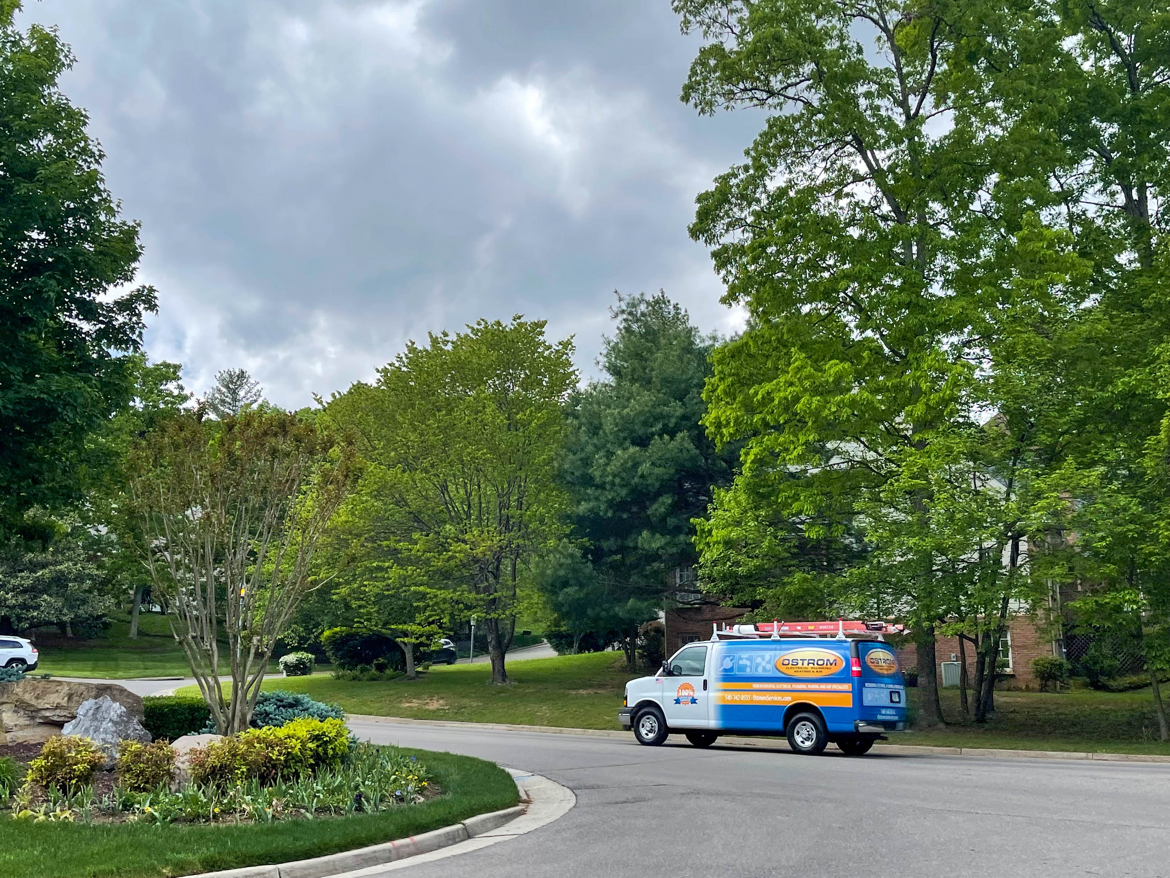 Dependable service on the move with Ostrom Electrical Plumbing Heating & Air Conditioning.