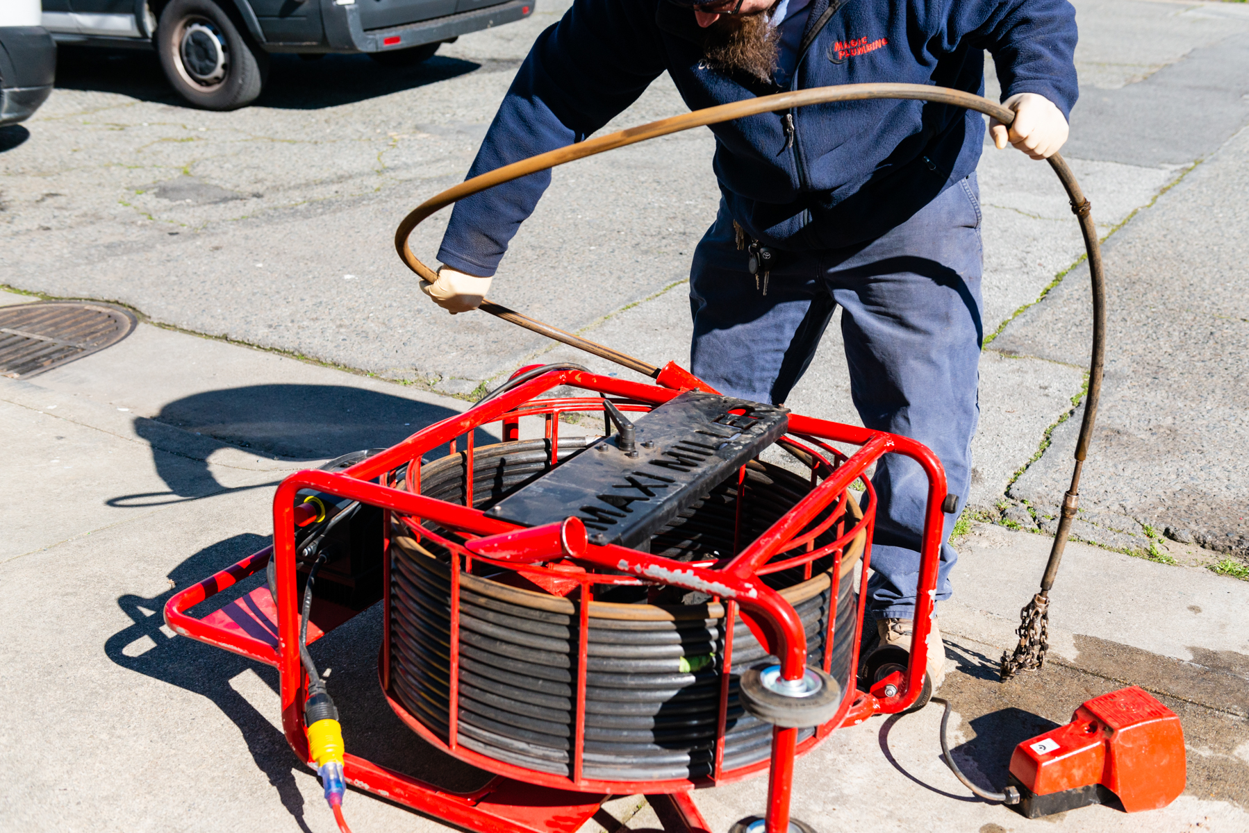 Skilled technicians from Magic Plumbing Heating & Cooling quickly clear tough blockages using specialized equipment for dependable, professional results.