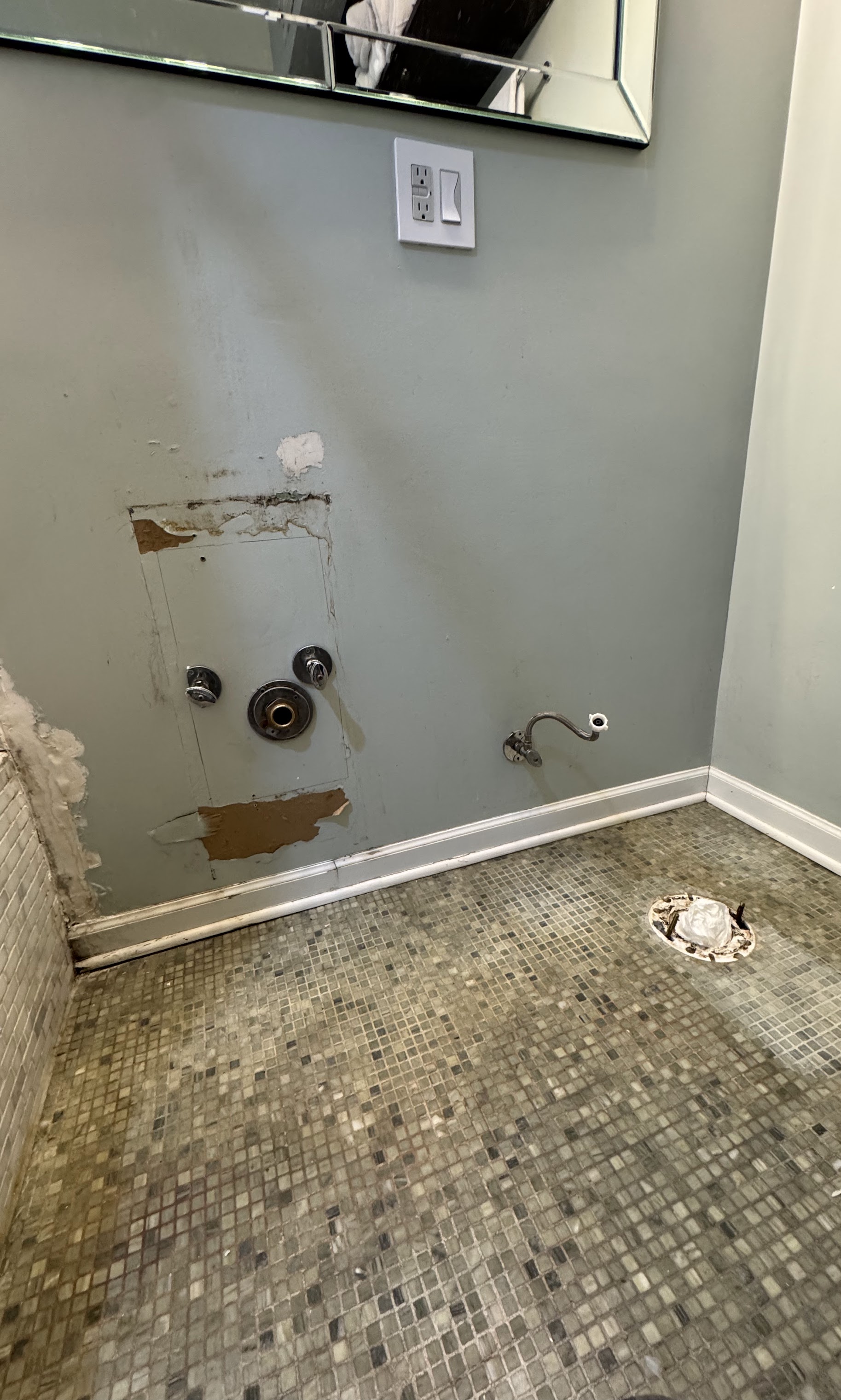 Oasis Heating and Cooling restored confidence with careful plumbing removal and preparation, leaving the bathroom ready for a clean professional reinstall.