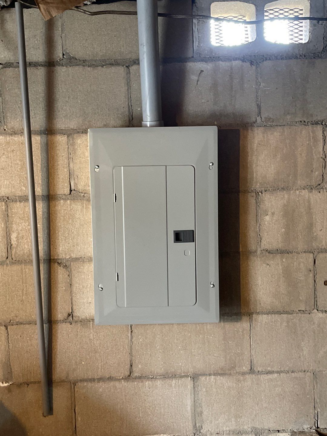 Solid craftsmanship and safe installations are visible in this basement panel work completed by C&T Electric LLC, giving homeowners confidence.