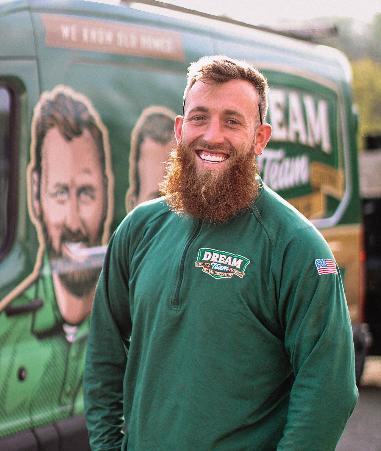 At Dream Team - Plumbing, Heating, Cooling, & Electric, our skilled professionals are always ready to deliver top-notch service with a smile.