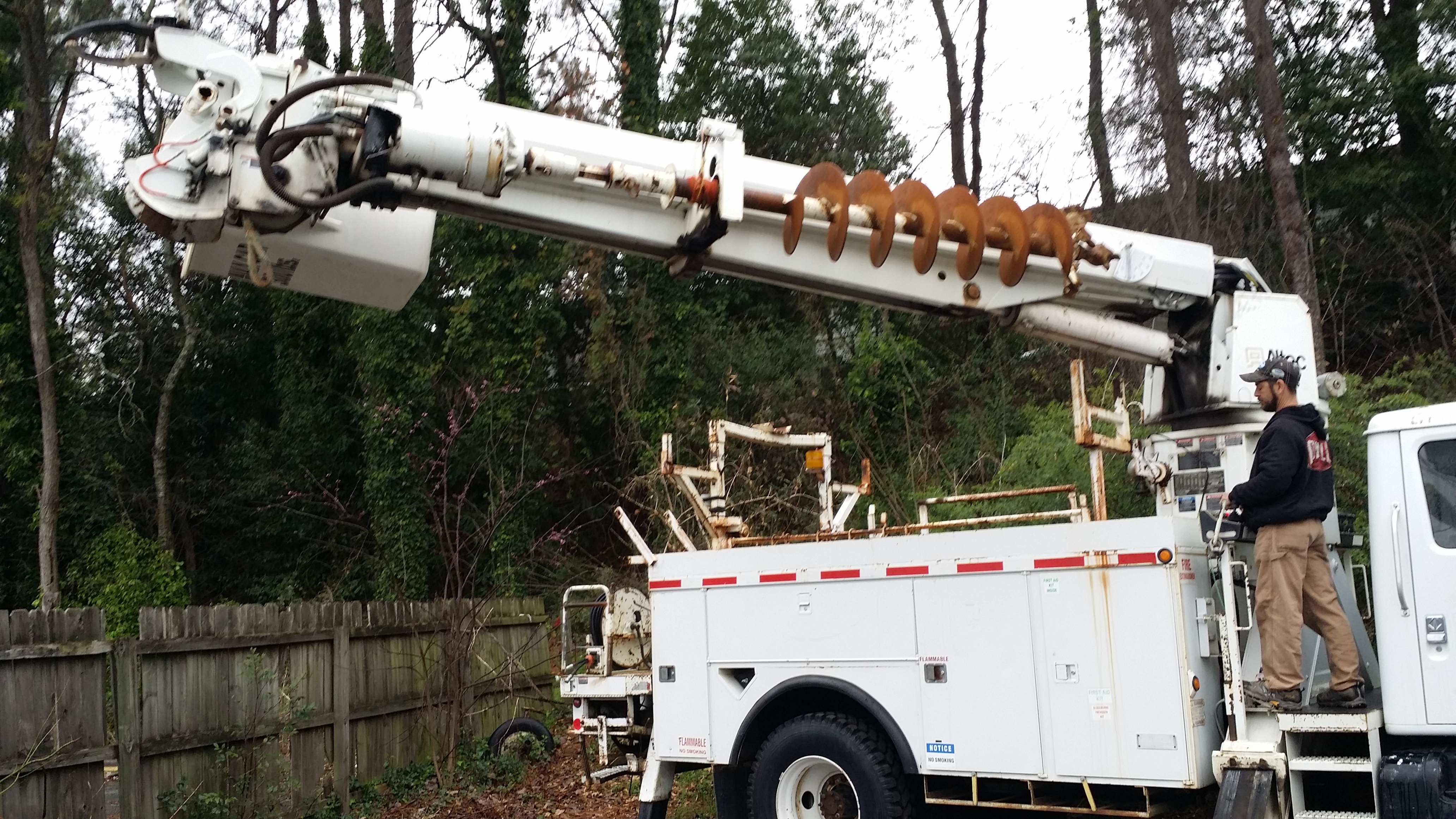 Aardvark Electric, Inc. showcasing expert field service capabilities with professional-grade equipment and skilled personnel.