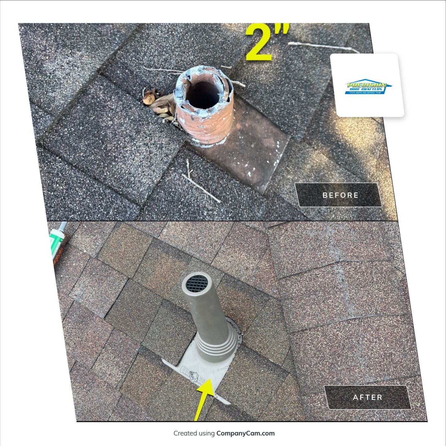 Experience top-notch roof repair with Precision Roof Crafters, Inc. - your solution for enduring and professional roofing services.