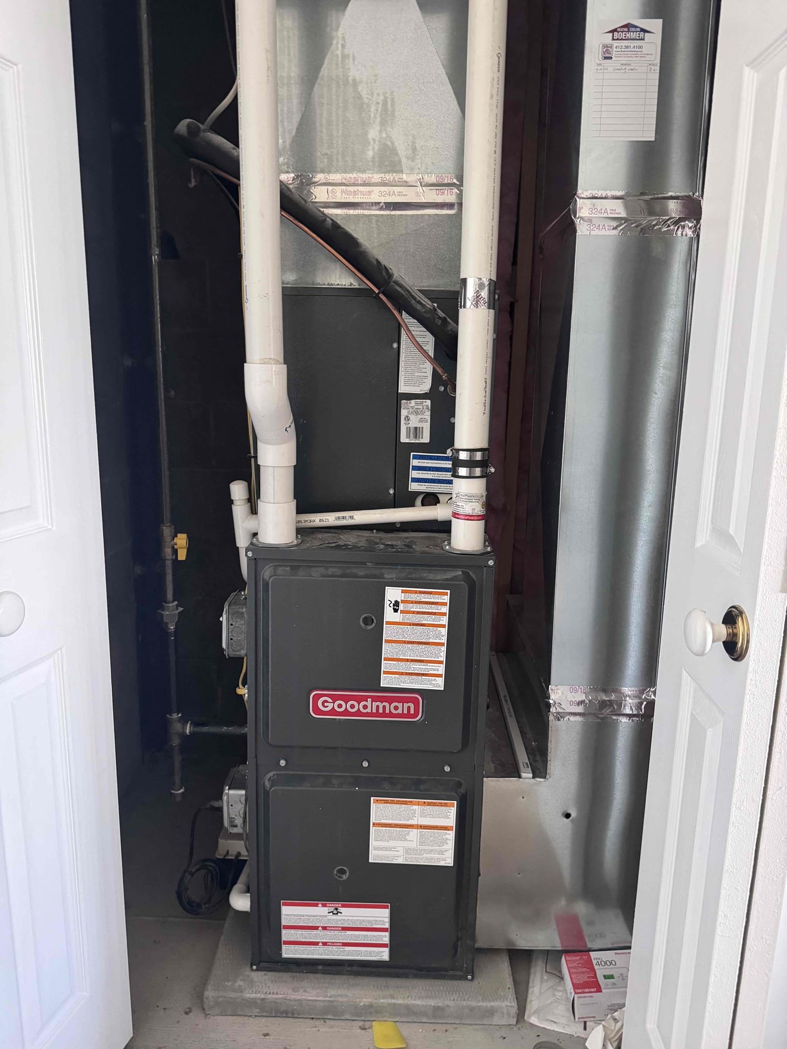 Experience exceptional HVAC solutions with Boehmer Heating & Cooling, your trusted partner for comfort and quality.