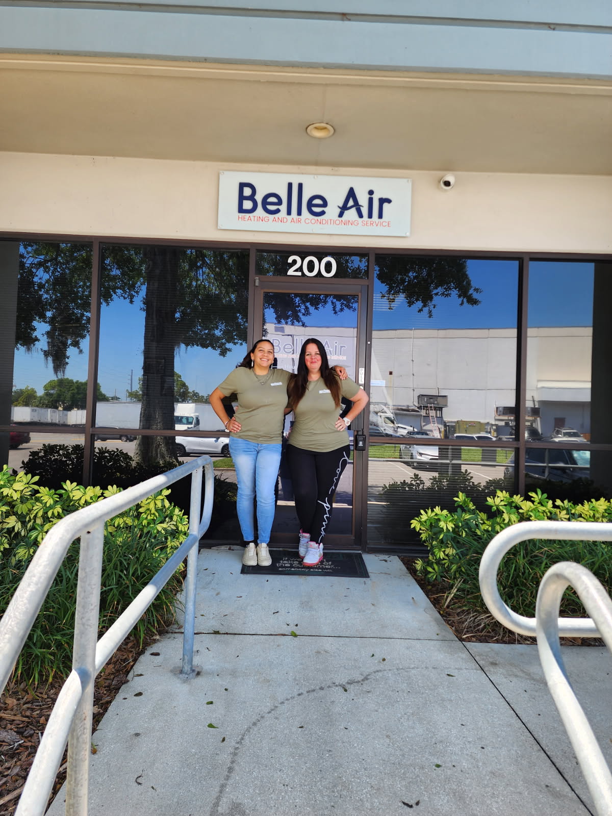 Experience top-notch service at Belle Air, where comfort meets professionalism right at our doorstep.