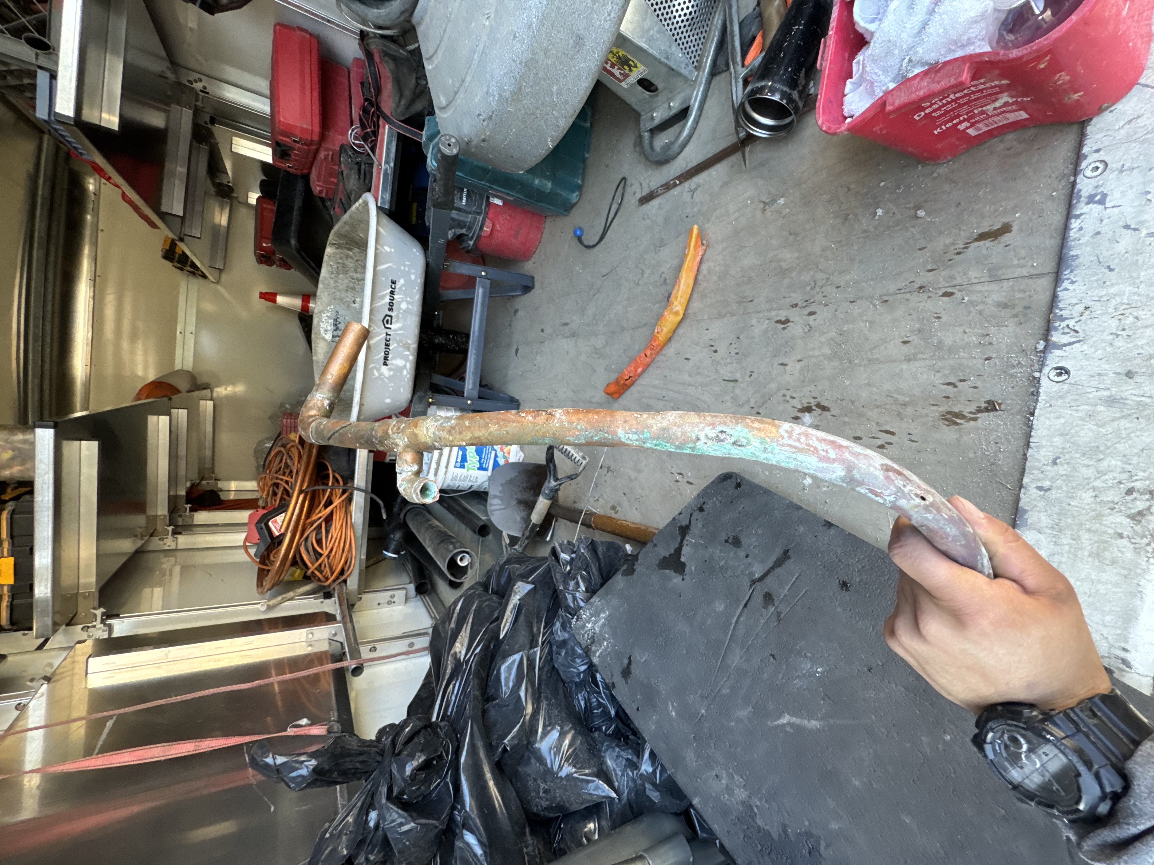 Skilled technicians from Cruz Plumbing & Rooter Services inspect and replace corroded copper lines to restore reliable water flow.