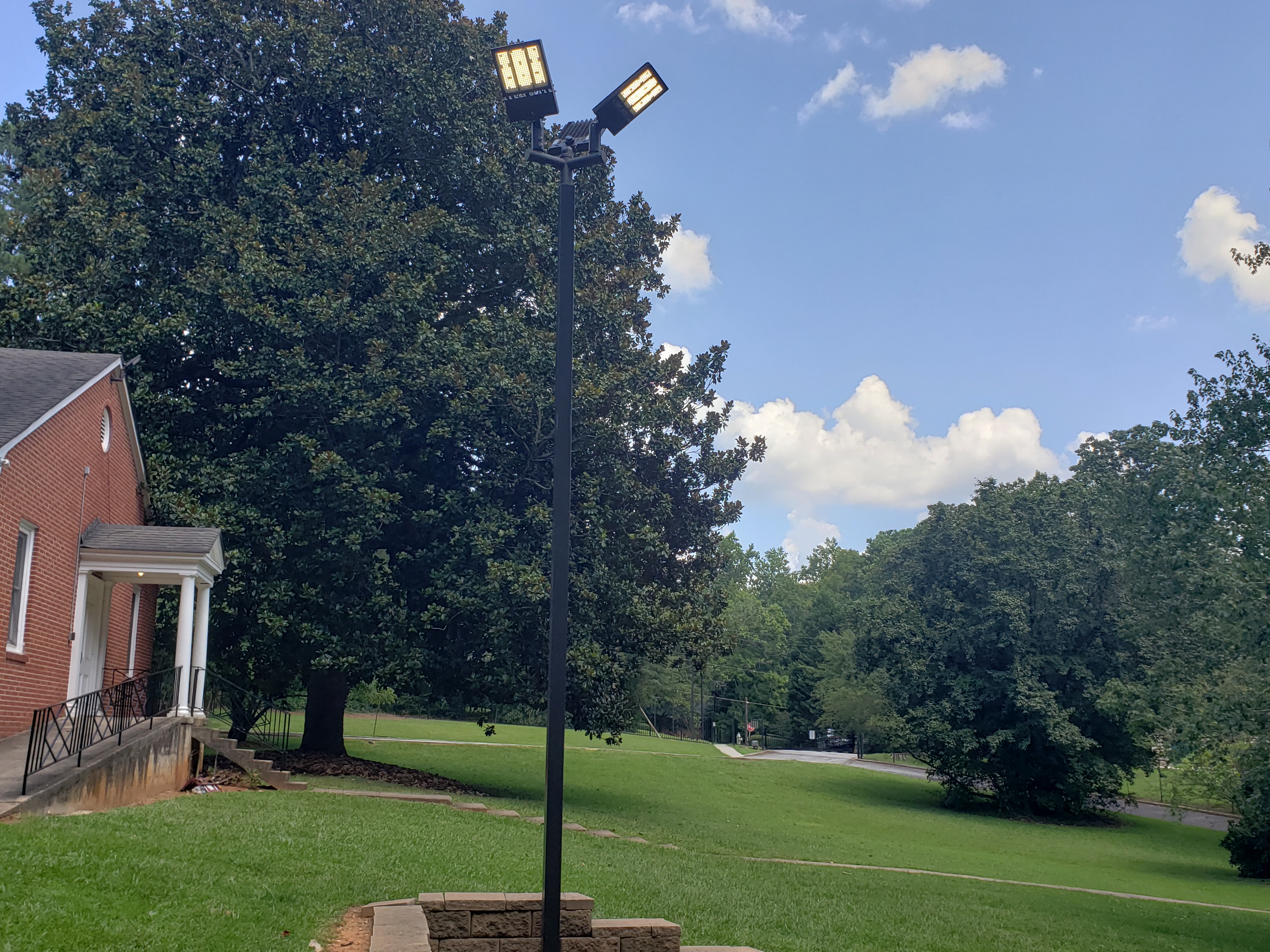 Illuminate your exterior spaces with professional lighting solutions from Aardvark Electric, Inc.