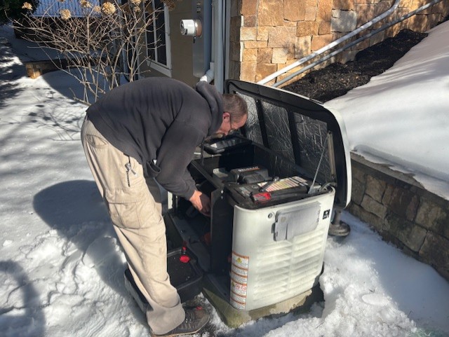 Reliable winter service from Parrish Services ensures your standby generator stays ready, offering fast, professional maintenance when it matters most.