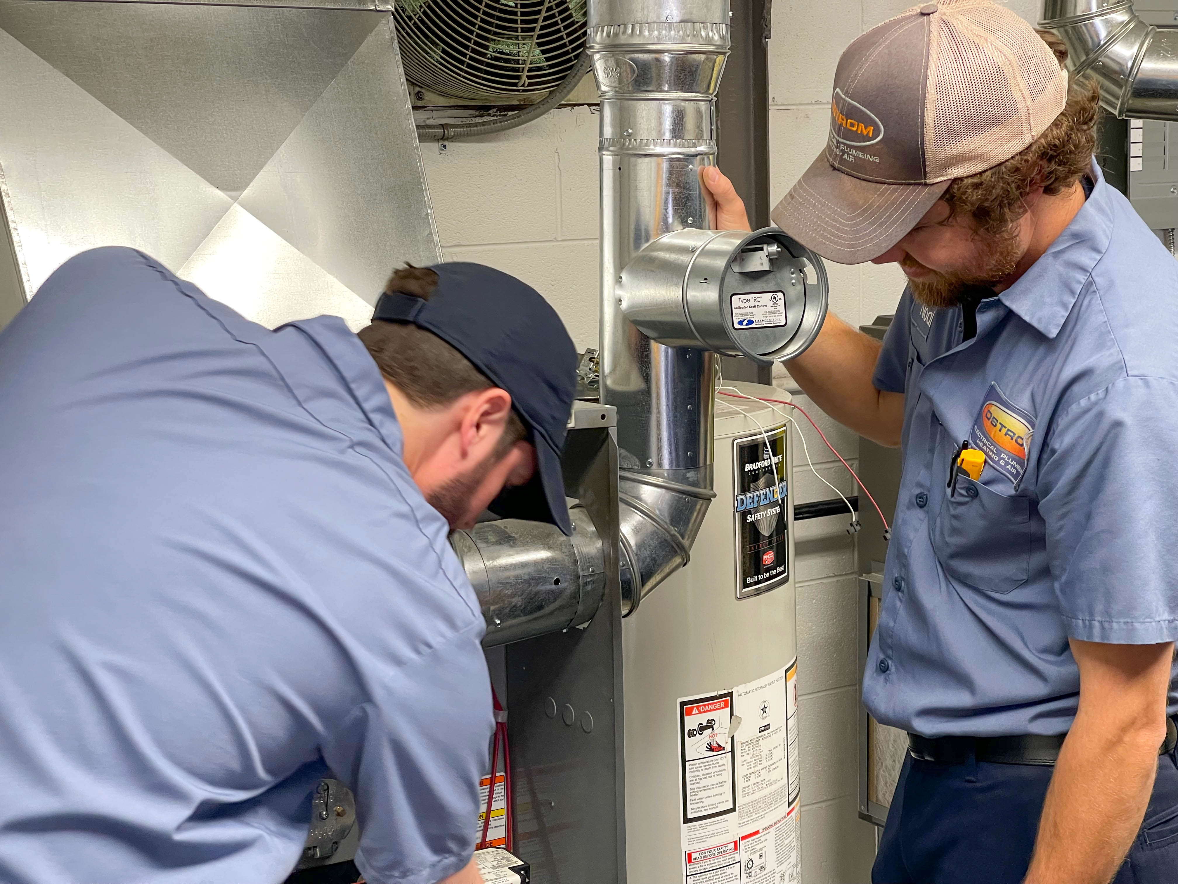 Experience top-notch HVAC services with Ostrom Electrical Plumbing Heating & Air Conditioning, where quality and professionalism meet your comfort needs.