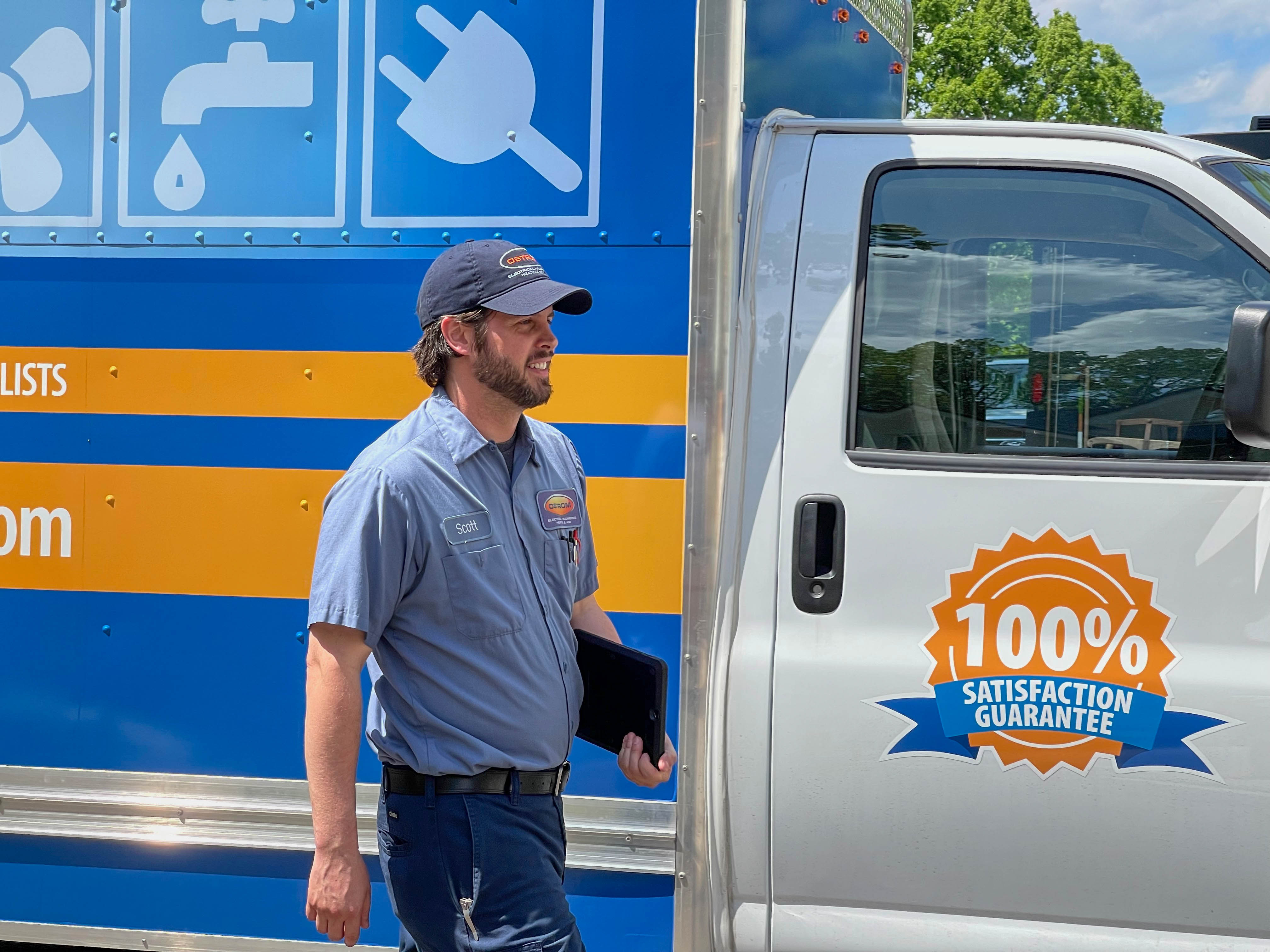 Trust Ostrom for reliable and professional service with a 100% satisfaction guarantee!