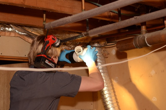 Trusted and careful installation in tight spaces shows Lloyd Plumbing, Heating, Air, Electrical delivering dependable workmanship customers can rely on.