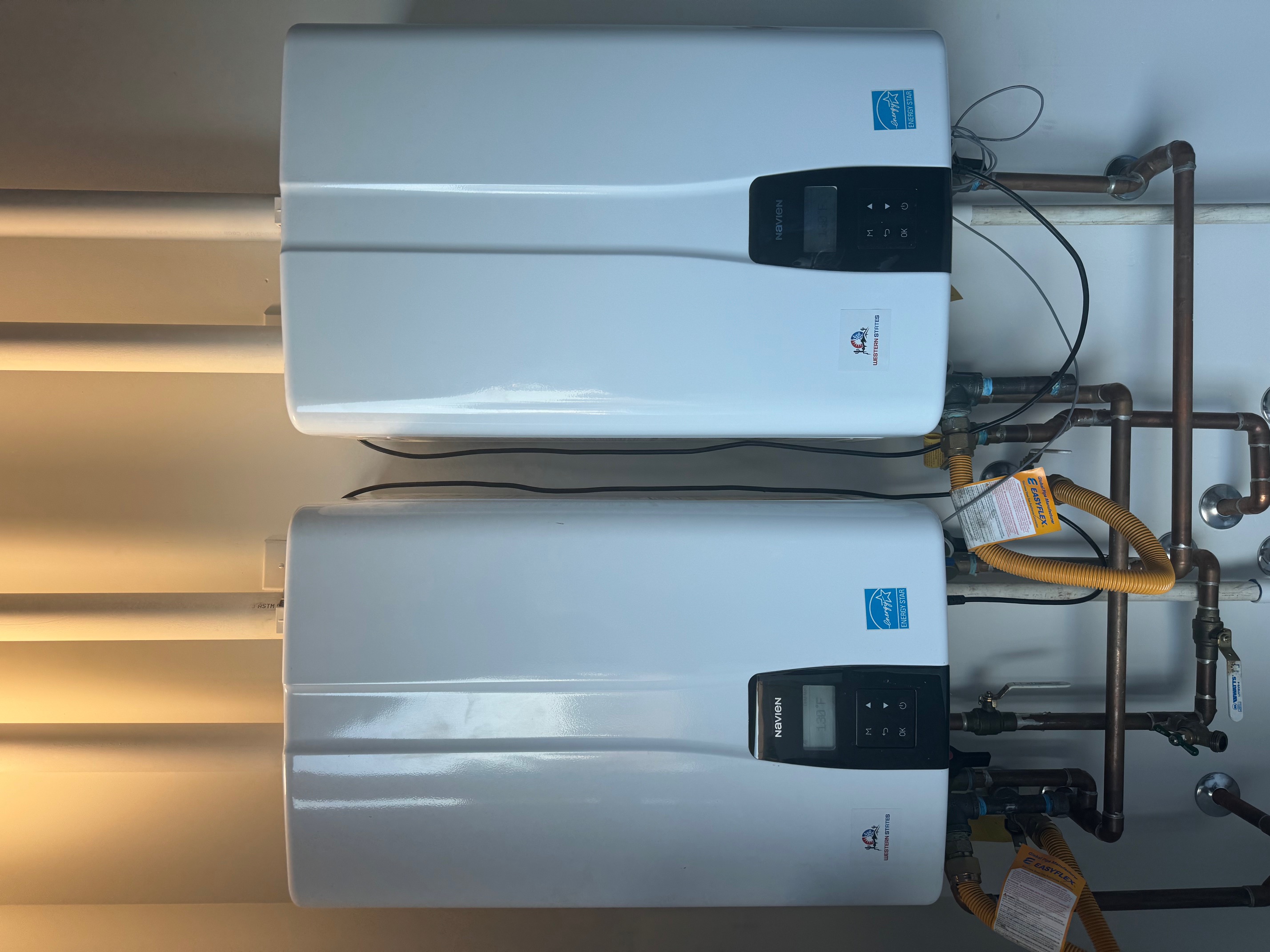 Experience unmatched efficiency with Western States Home Services' expertly installed tankless water heaters.