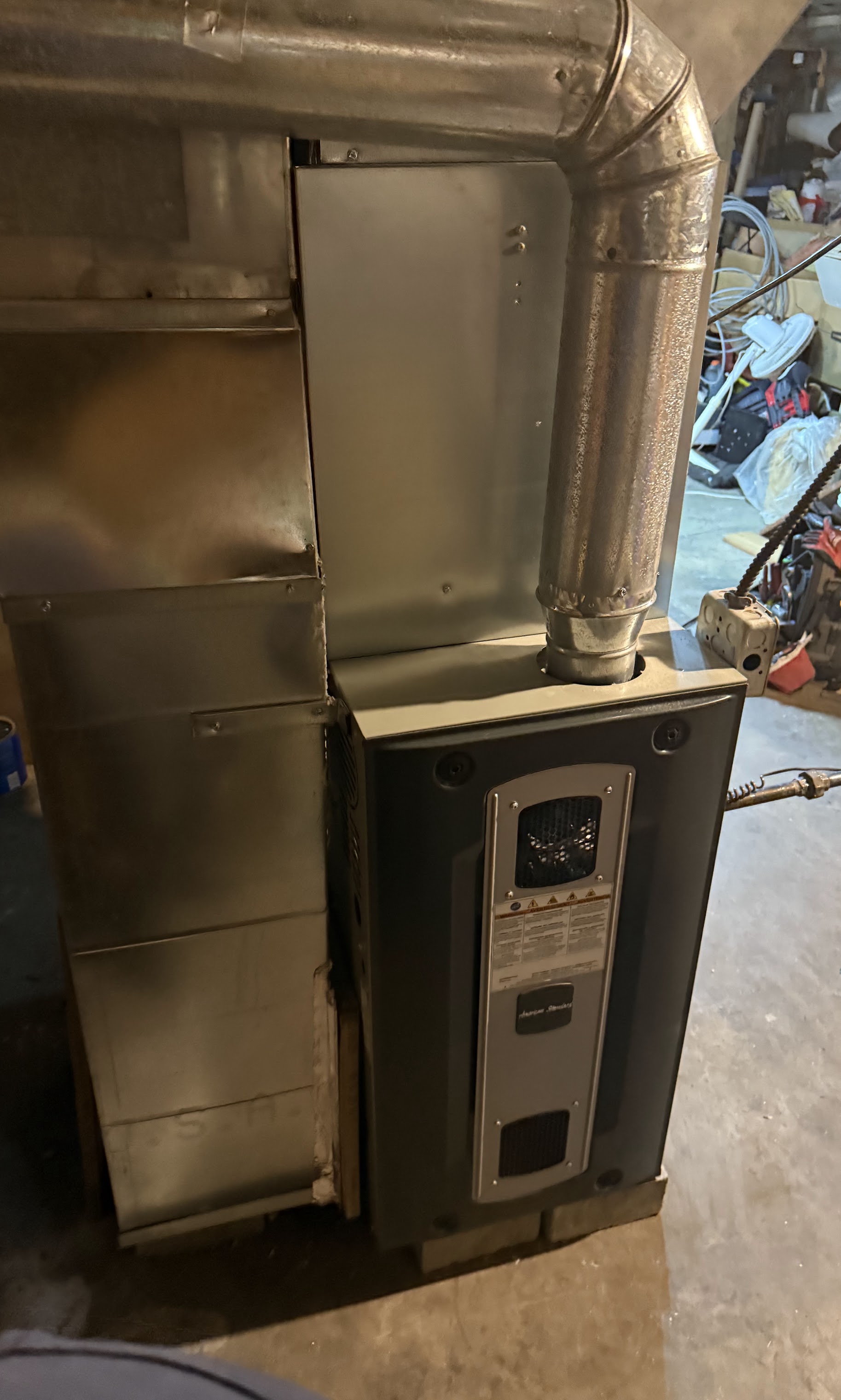 Clean, code-conscious furnace installation shows the care Oasis Heating and Cooling brings to dependable home comfort.