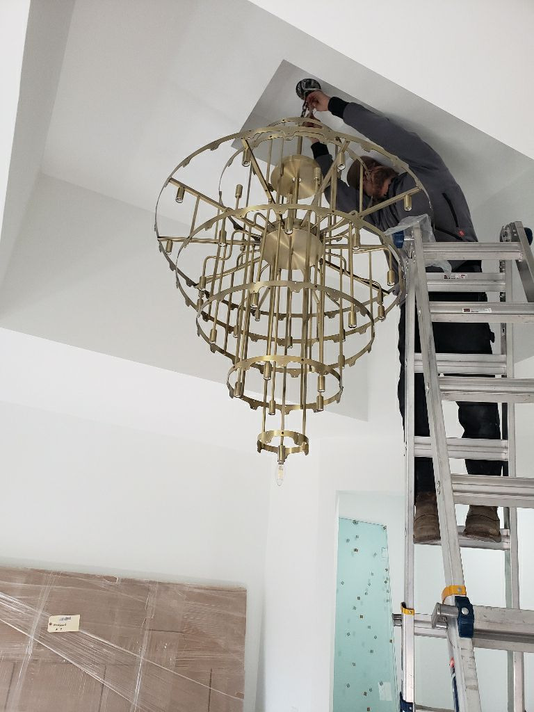 Aardvark Electric, Inc. excels in intricate lighting installations, ensuring elegance and professionalism in every detail.