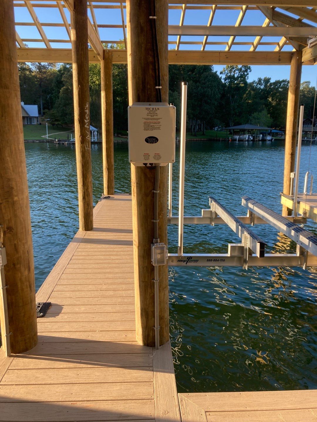 Reliable waterfront electrical work from C&T Electric LLC shows careful installation and durable components to protect your dock and boat.