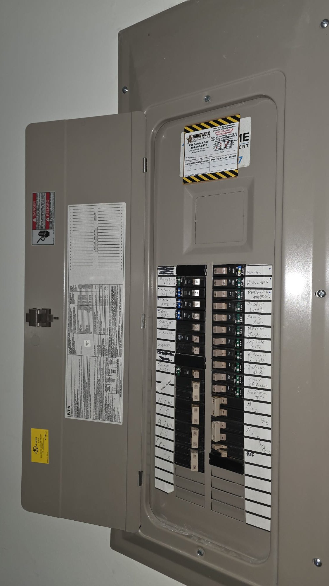 With Aardvark Electric, Inc., reliable electrical panel upgrades ensure your home's safety and functionality.