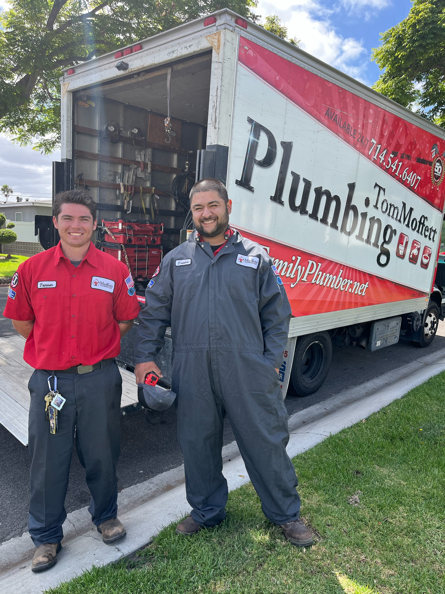 Experience exceptional plumbing services with a smile - choose Moffett Plumbing & Air for your home needs!