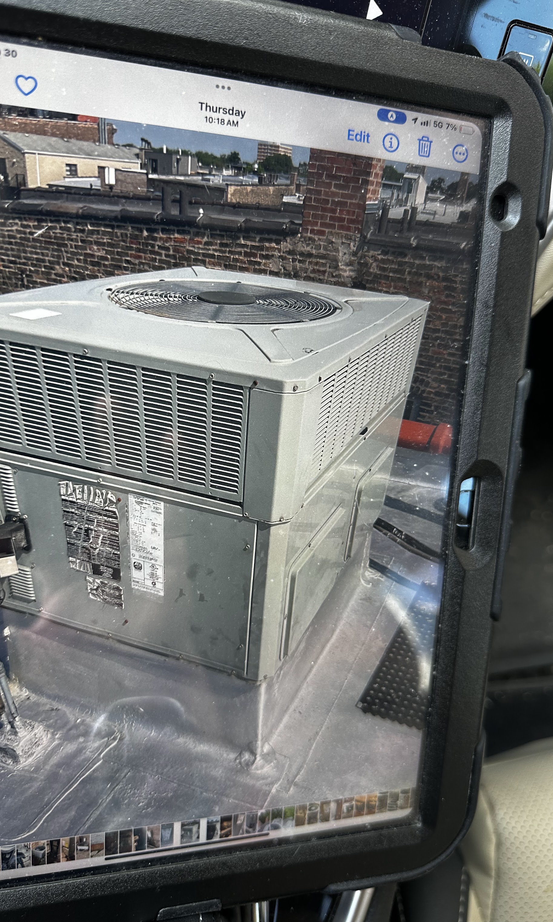 Trust Oasis Heating and Cooling for reliable rooftop HVAC service, documented on-site for transparency and long-term value.