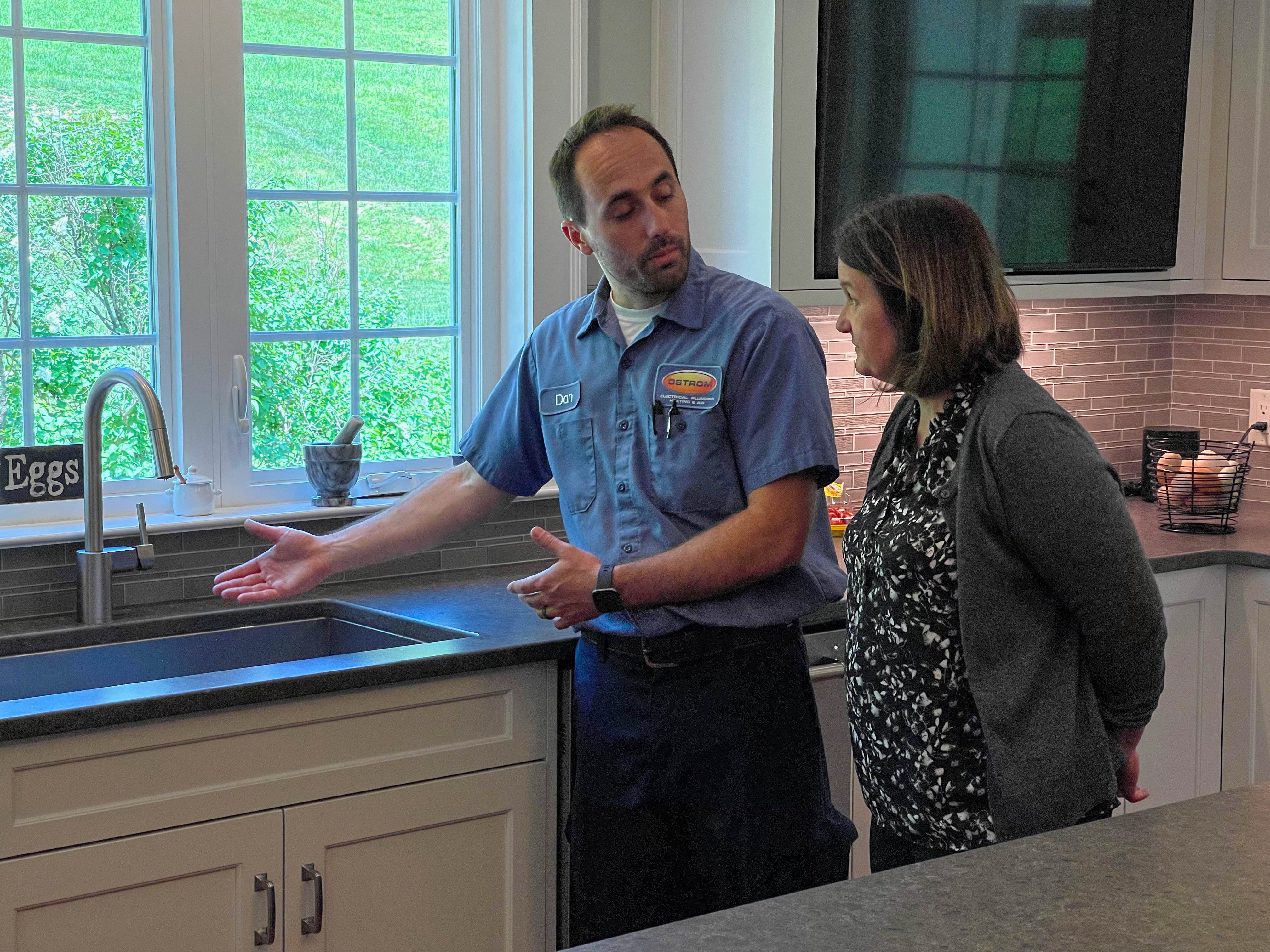 Experience top-notch plumbing services with Ostrom Electrical Plumbing Heating & Air Conditioning, where quality and customer care meet.