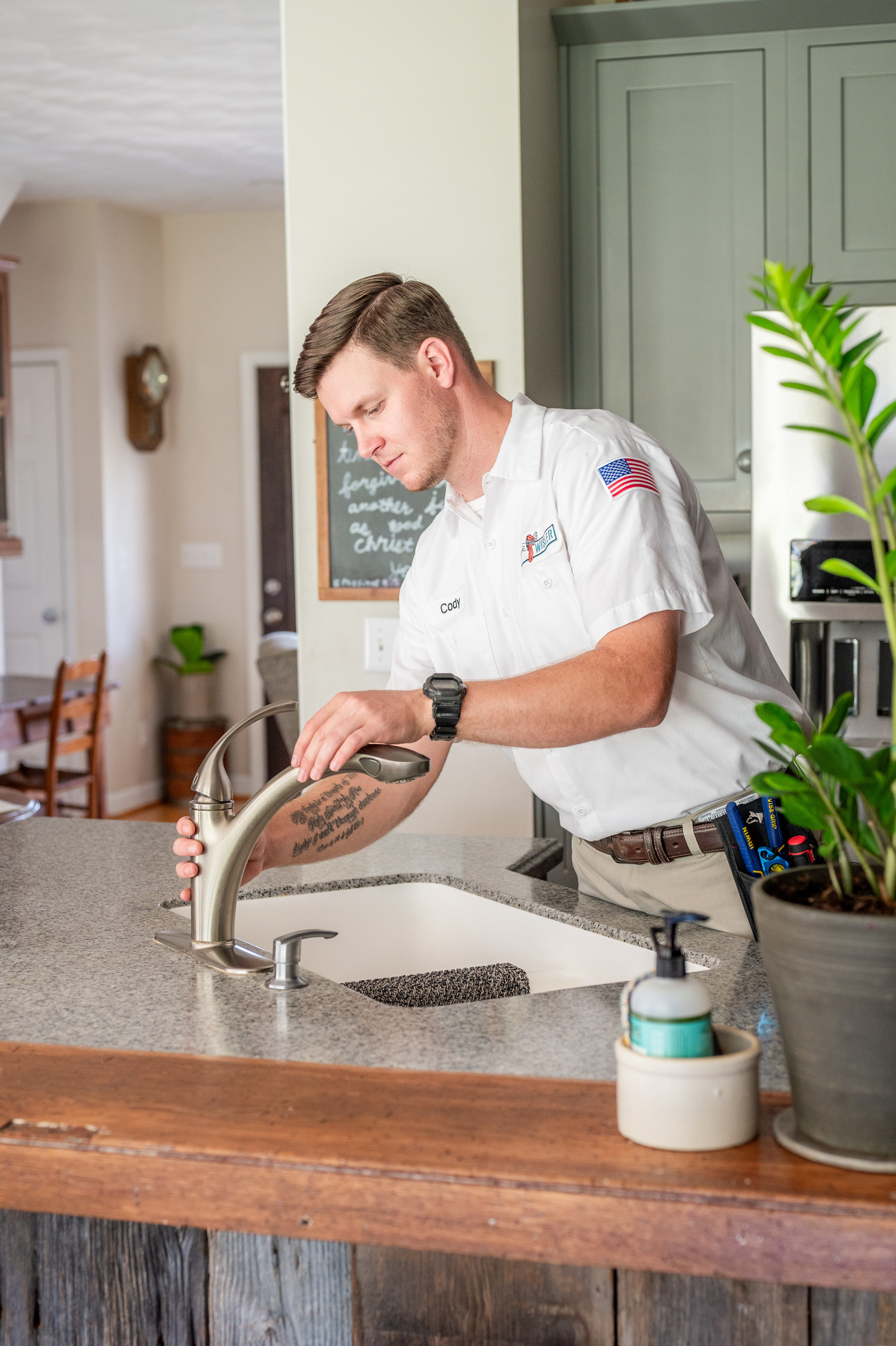 Experience quality and professionalism with Wisler Plumbing's expert service.