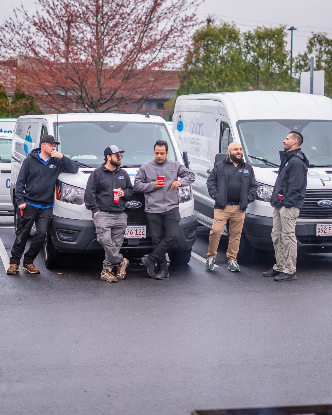 Friendly, professional technicians from Akian Plumbing, Heating, Cooling & Electric showcase team reliability and readiness for your service needs.