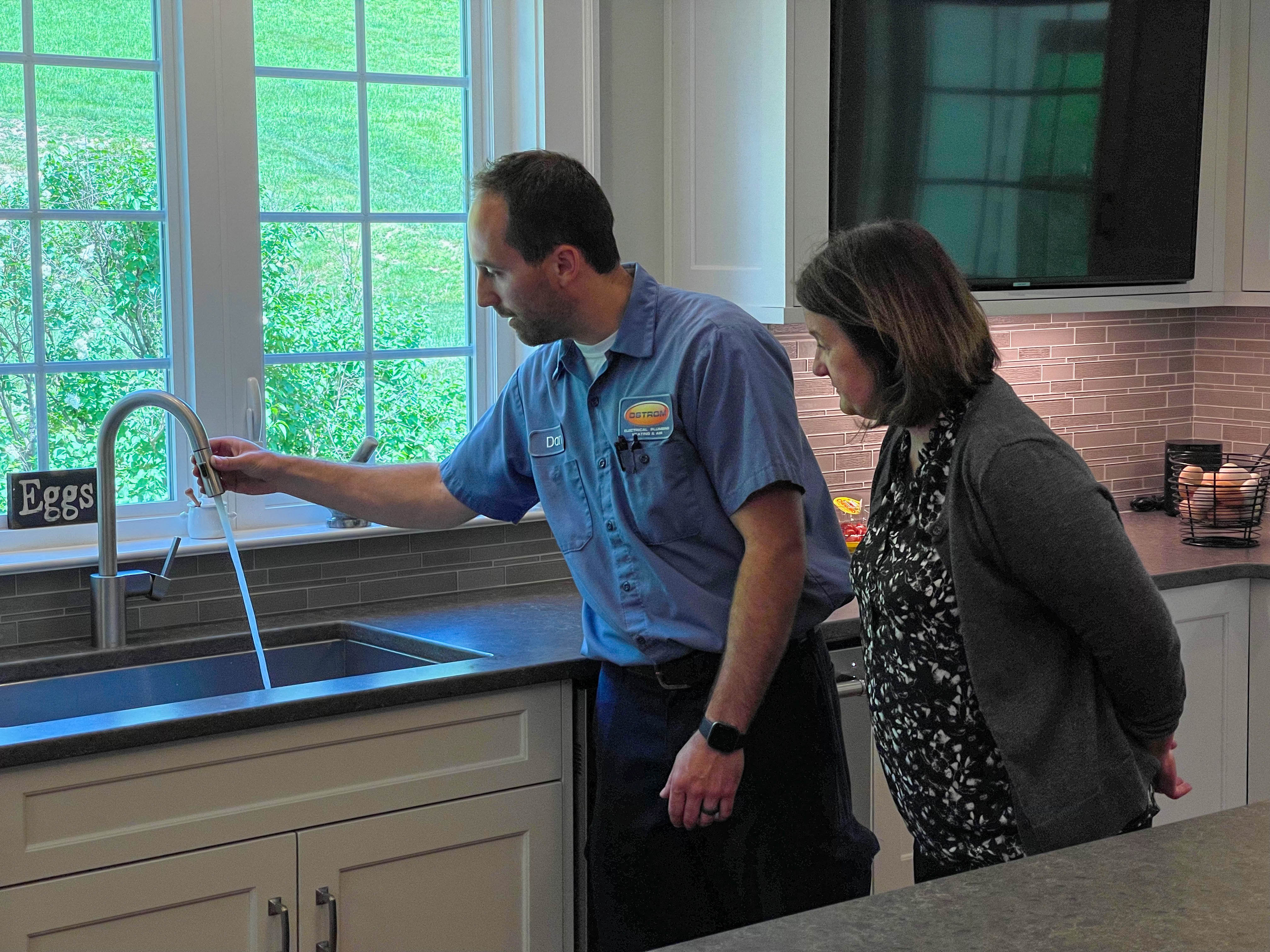 Experience expert plumbing solutions with Ostrom Electrical Plumbing Heating & Air Conditioning, where customer satisfaction comes first.