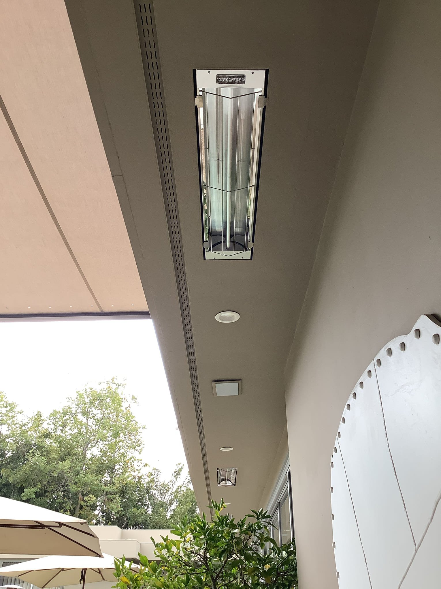 Powell Electric keeps outdoor spaces inviting with neat, professional recessed lighting and heating solutions that emphasize safety and durability.