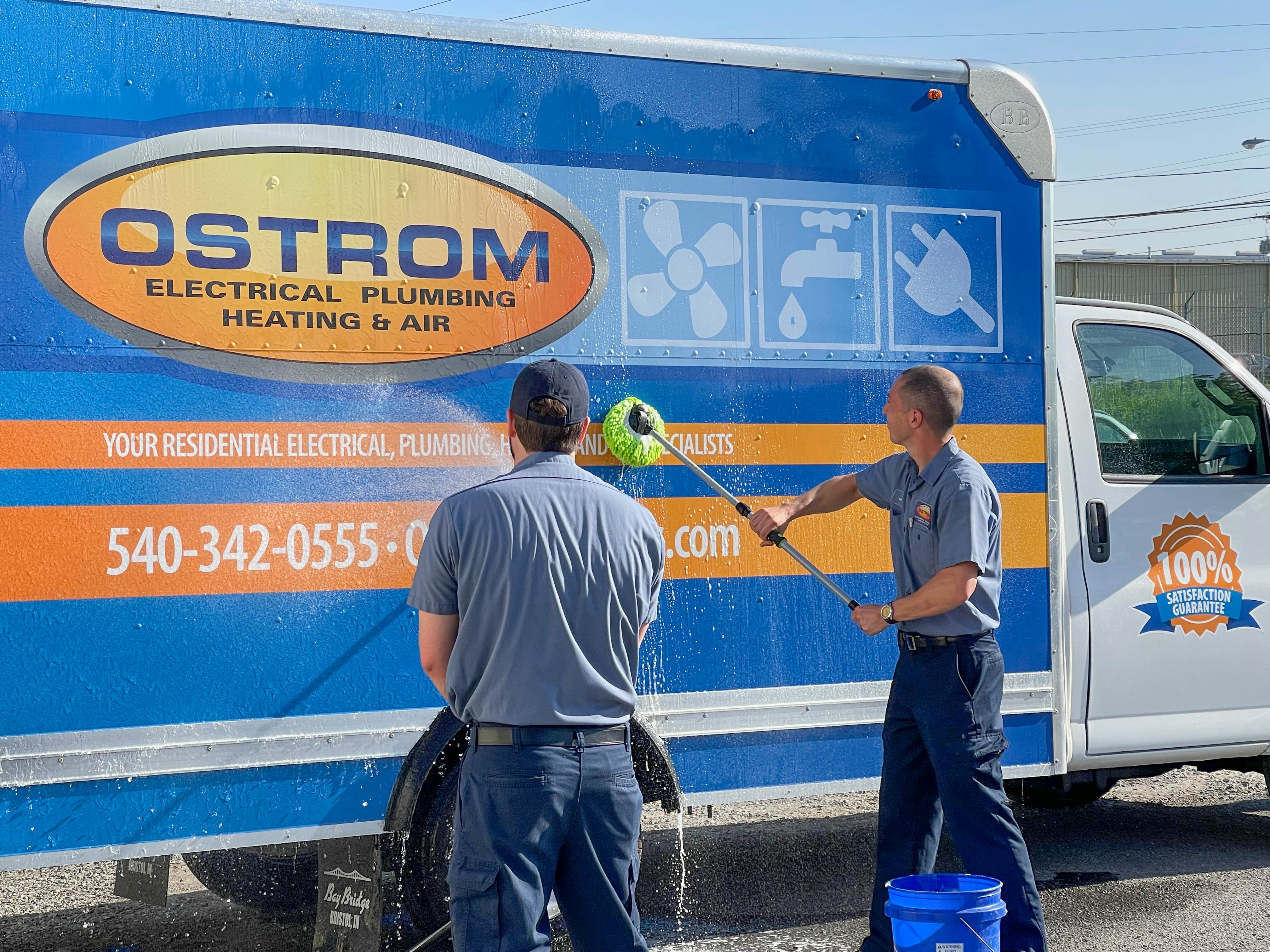 Choose Ostrom Electrical Plumbing Heating & Air for expert service and a spotless reputation.