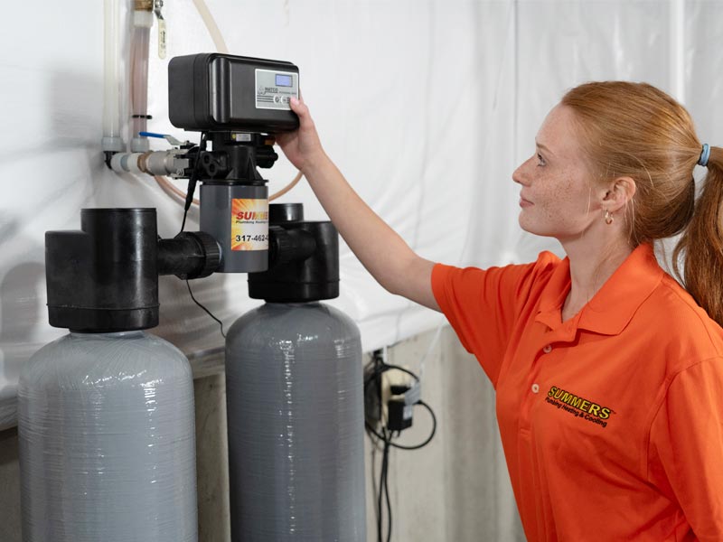 Experience top-notch water filtration services with Summers Plumbing Heating & Cooling, where professionalism meets reliability.
