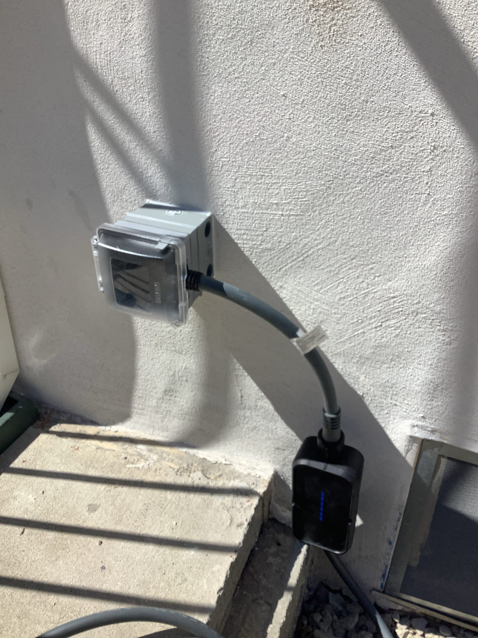 Powell Electric provides reliable outdoor electrical installations, pairing clean workmanship with weatherproof protection for EV charging customers.