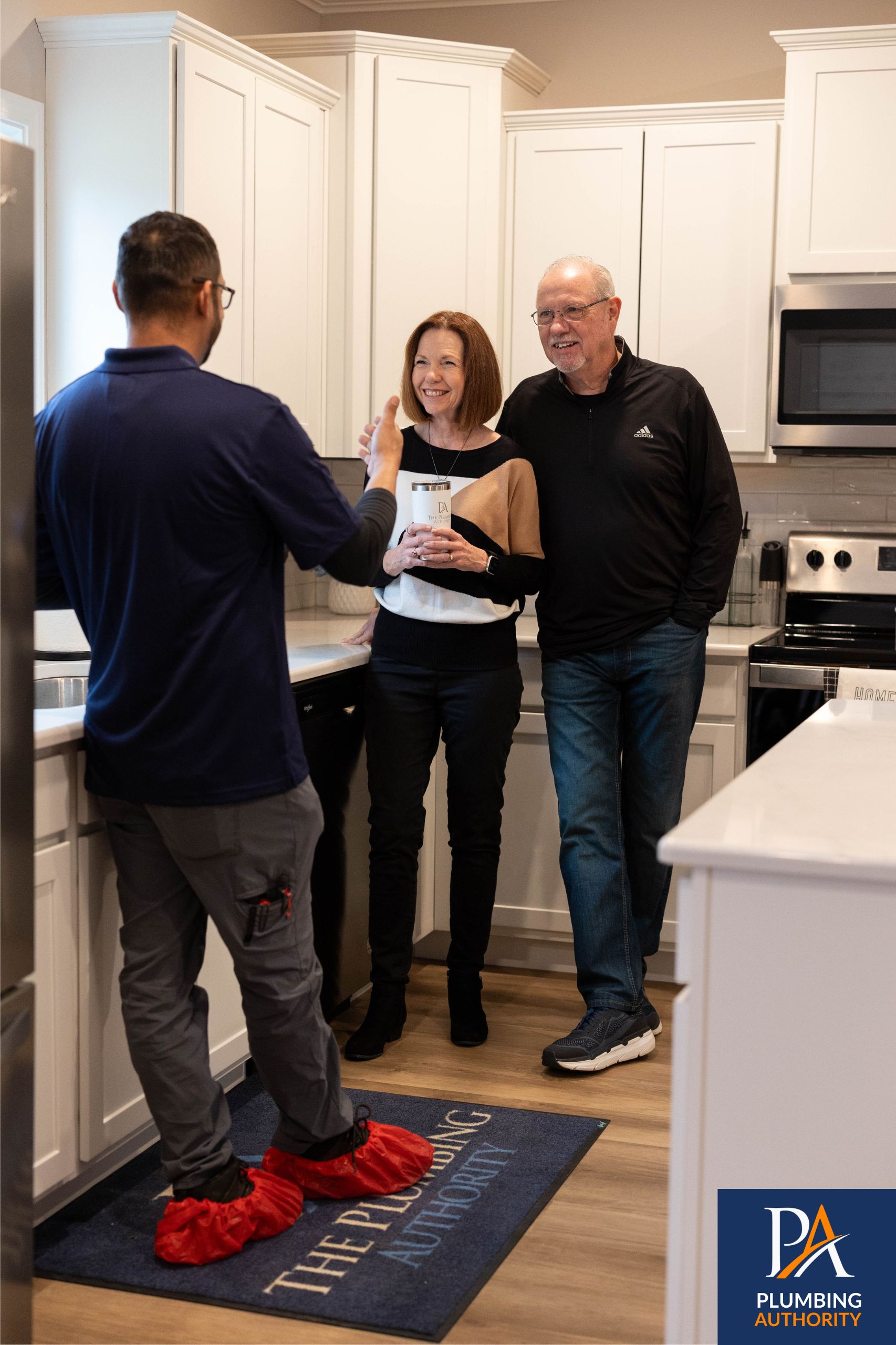 Friendly technicians from The Plumbing Authority respect your home and deliver reliable service with care and clear communication.
