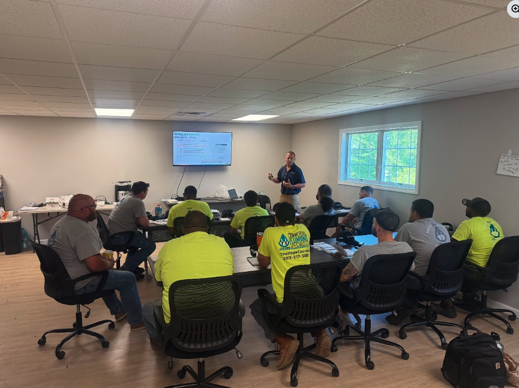 Hope Plumbing demonstrates skilled, safety-focused teams through regular training sessions that ensure reliable, professional service.