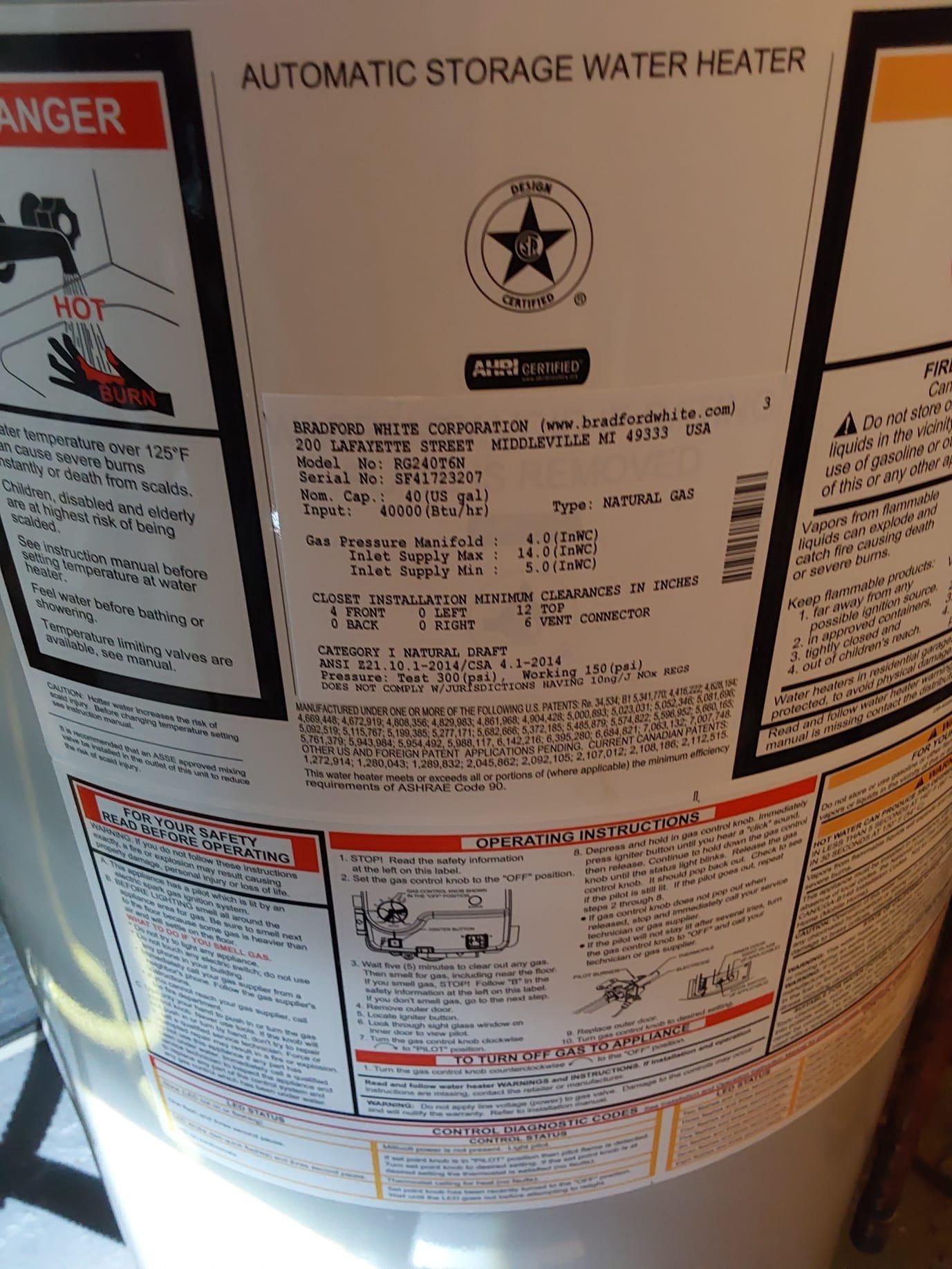 Ensure your home's comfort and safety with our expertly installed Bradford White water heaters - your trusted solution for quality plumbing needs.