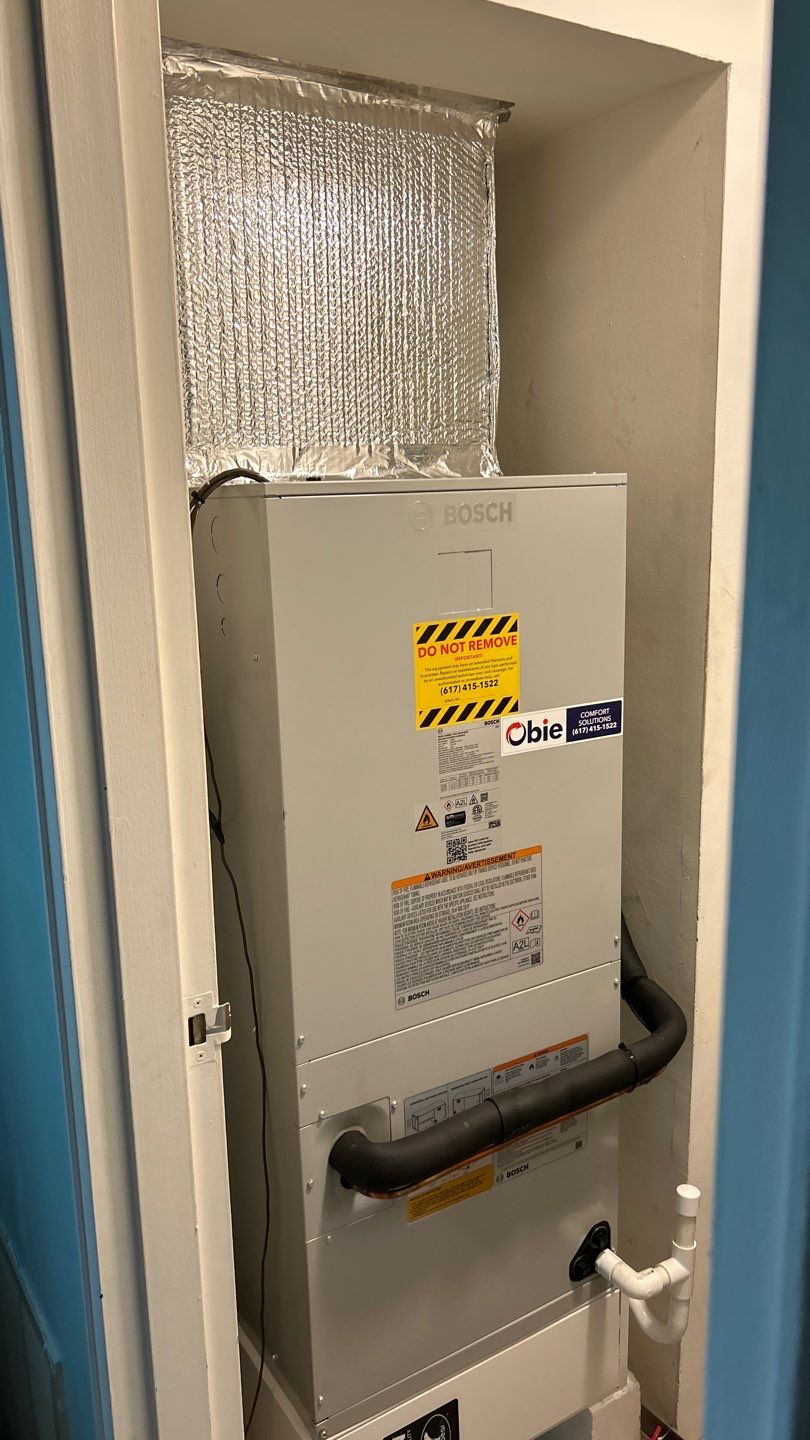 Obie Comfort Solutions delivers tidy, reliable HVAC installs that prioritize efficiency and long-term performance for your home.