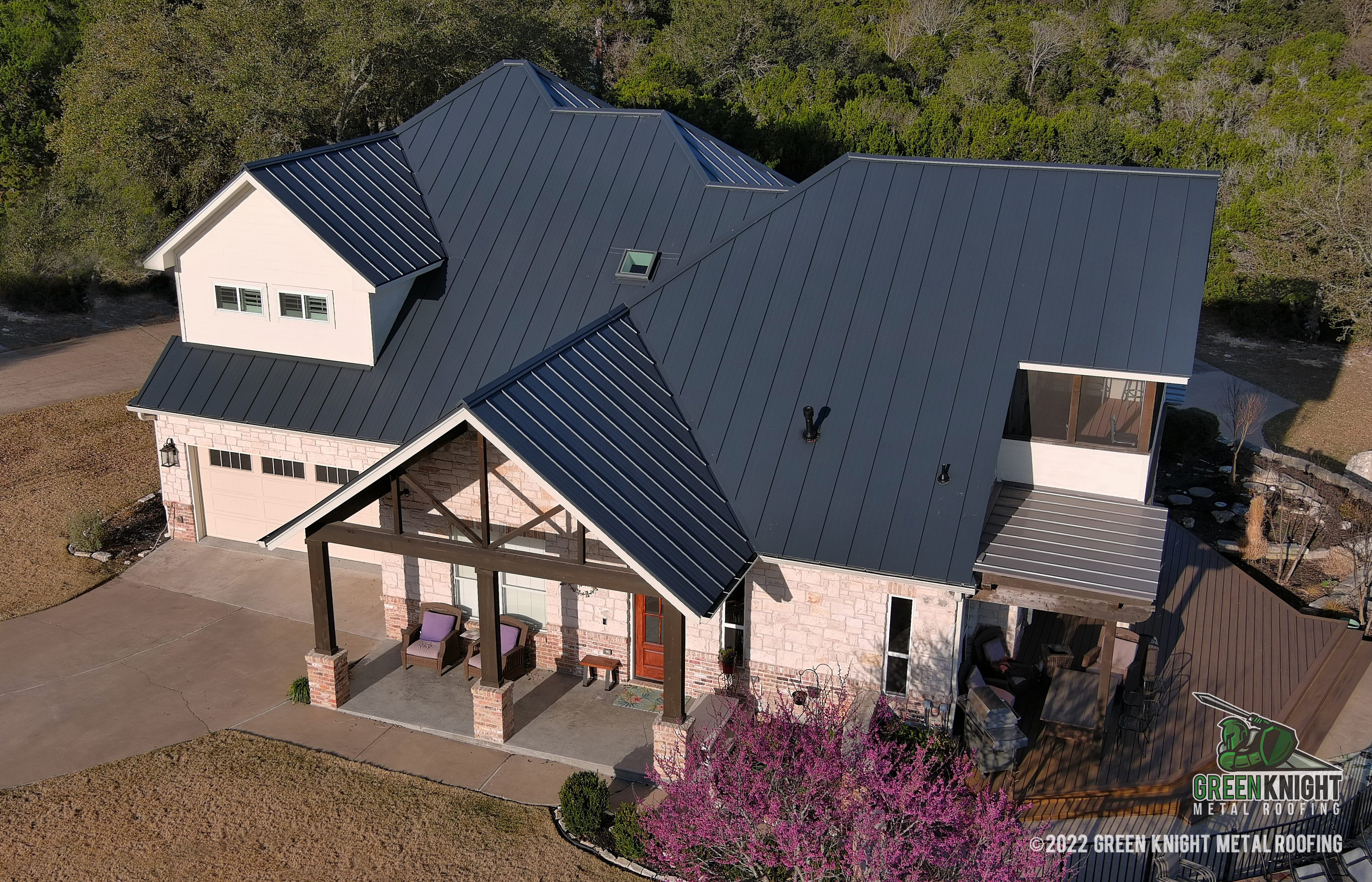 Experience the pinnacle of quality and durability in roofing with Green Knight® Metal Roofing, where your home's elegance and protection meet.