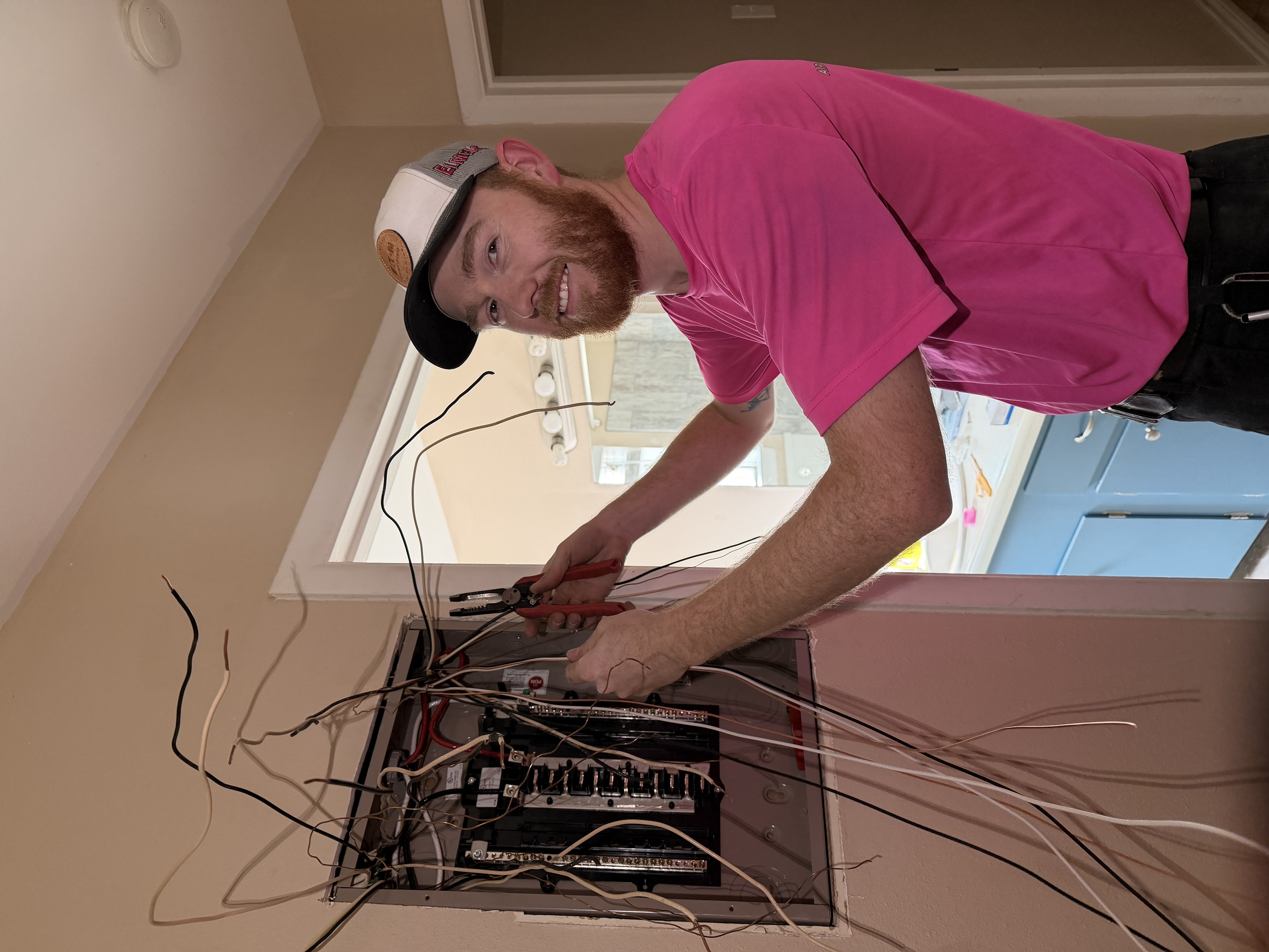 Experience seamless electrical solutions with Elmer's Home Services, where professionalism and expertise come together to brighten your home.