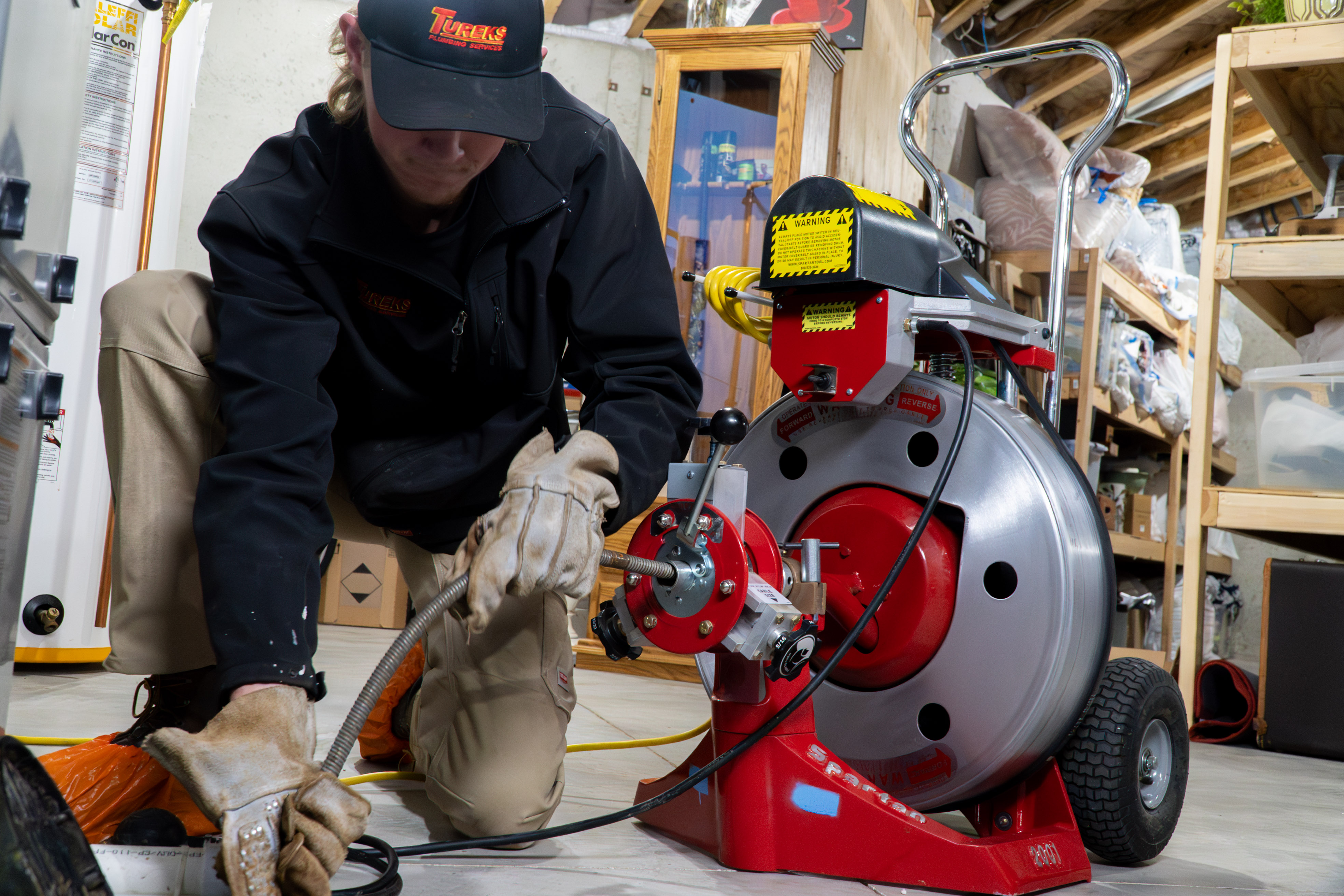 Tureks Plumbing Services: Ensuring top-notch drain cleaning with expertise and advanced equipment!