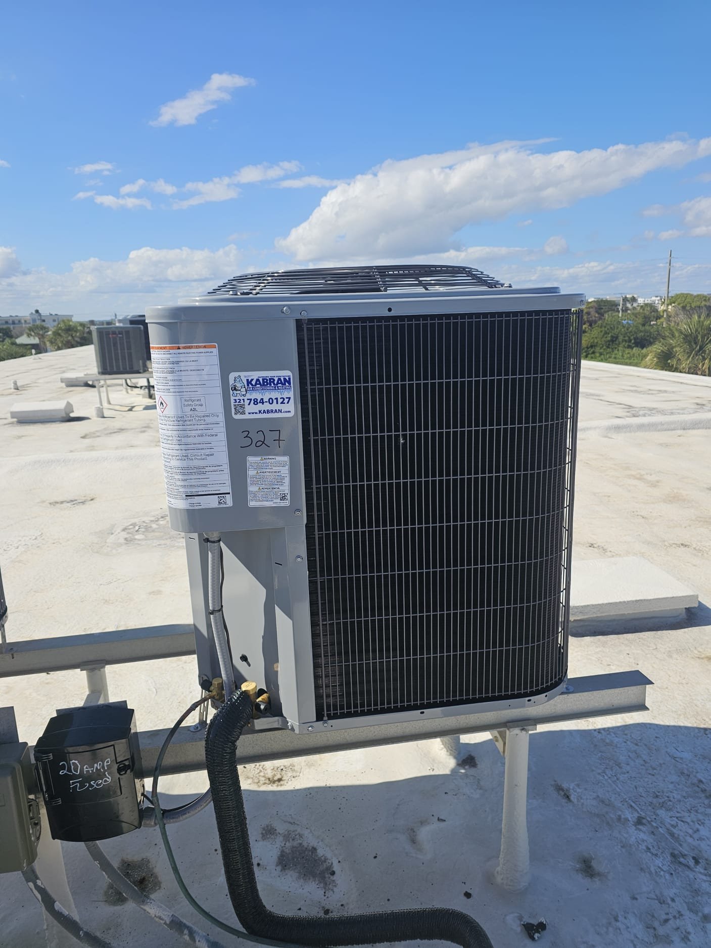 Experience efficient climate control with Kabran Air Conditioning & Heating, ensuring comfort under the sun.