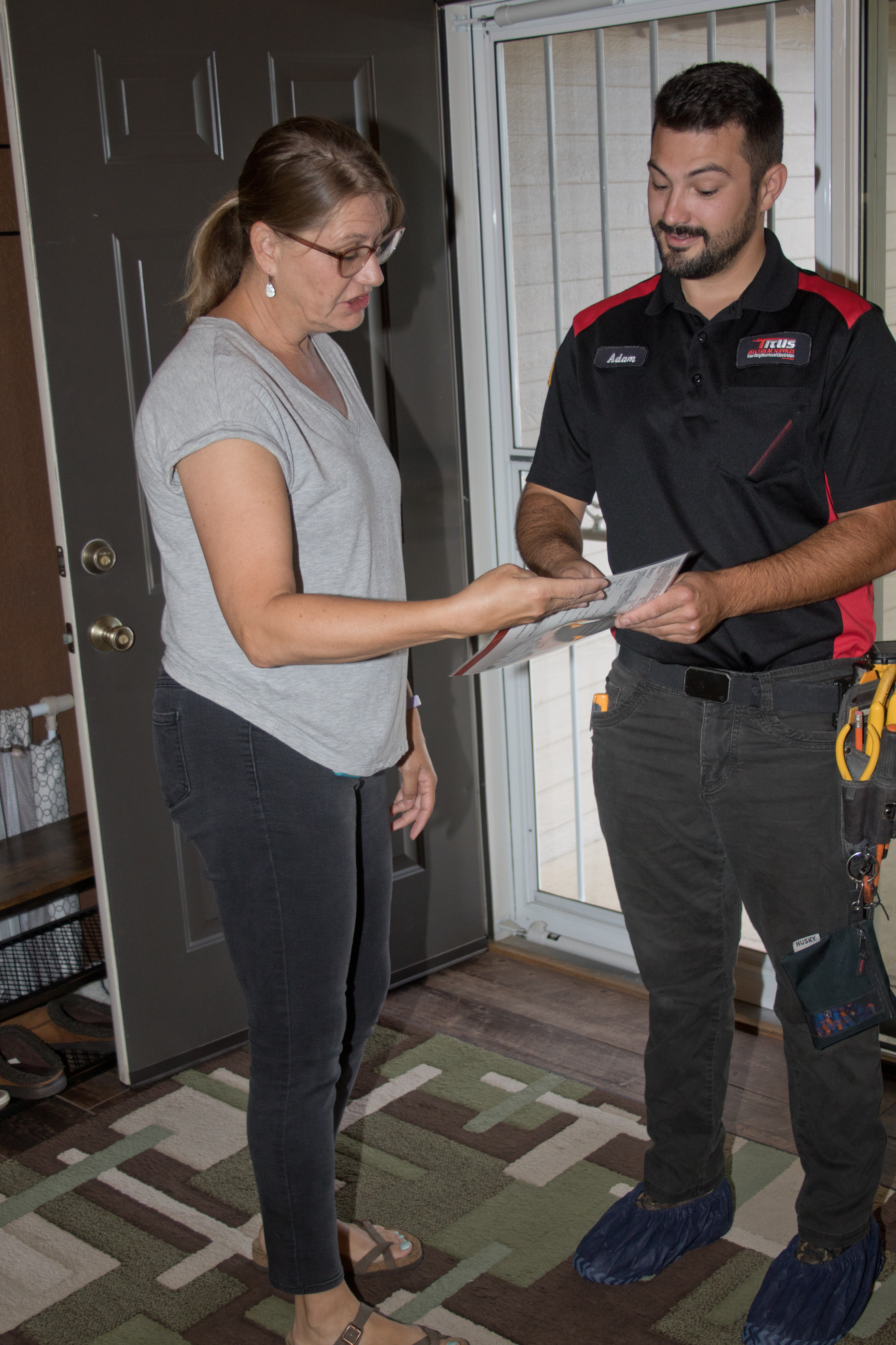 Experience top-notch service and professionalism with Titus Electrical Services.