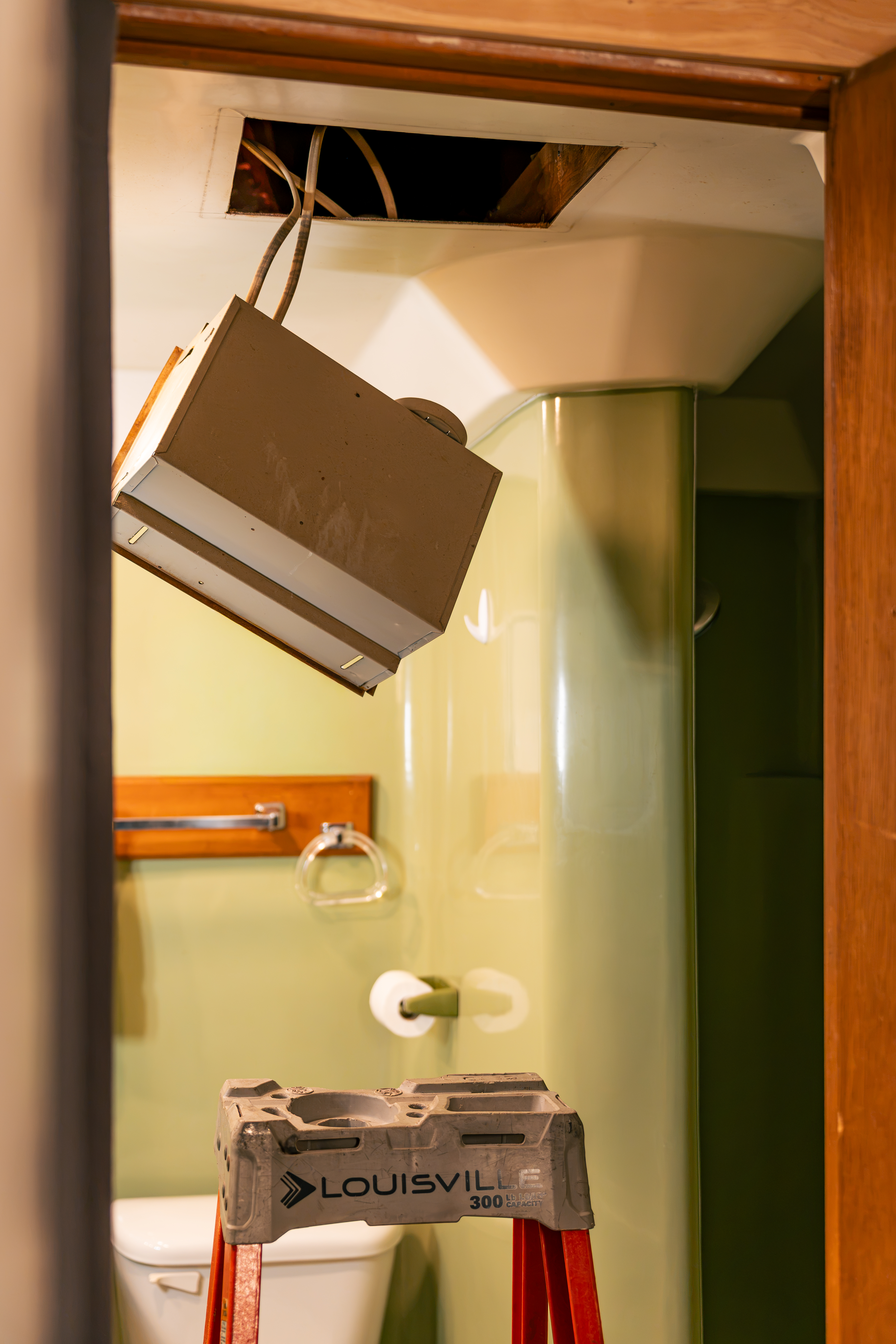 Trust Lloyd Plumbing, Heating, Air, Electrical to safely restore bathroom fixtures and exposed wiring with care and professional service.