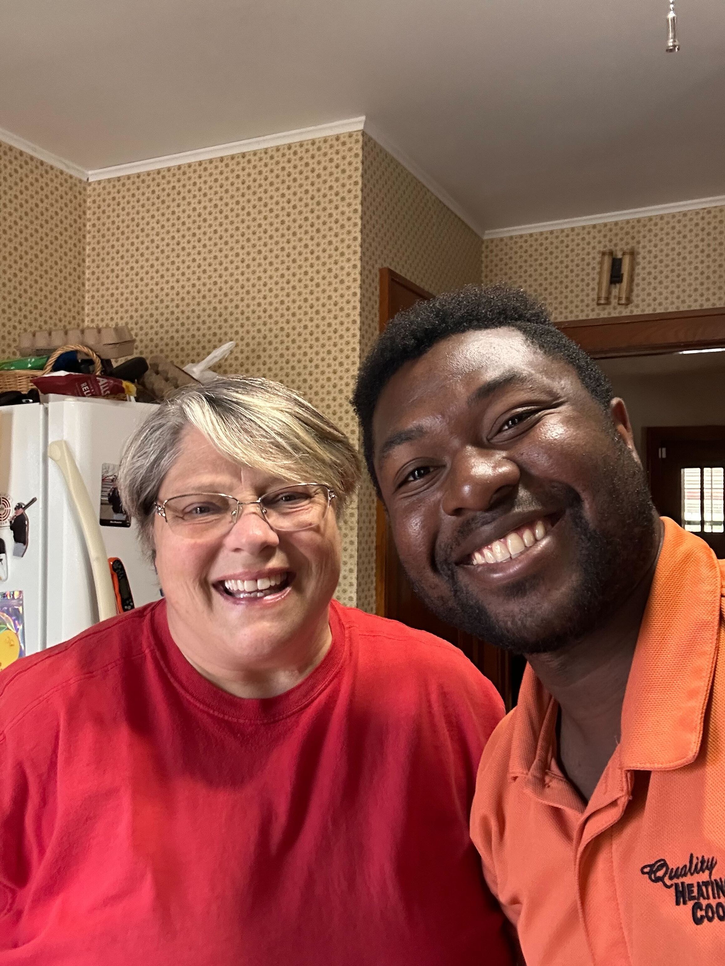 At Quality Heating & Cooling, our friendly team is always ready to ensure your comfort and satisfaction in the coziest of environments.