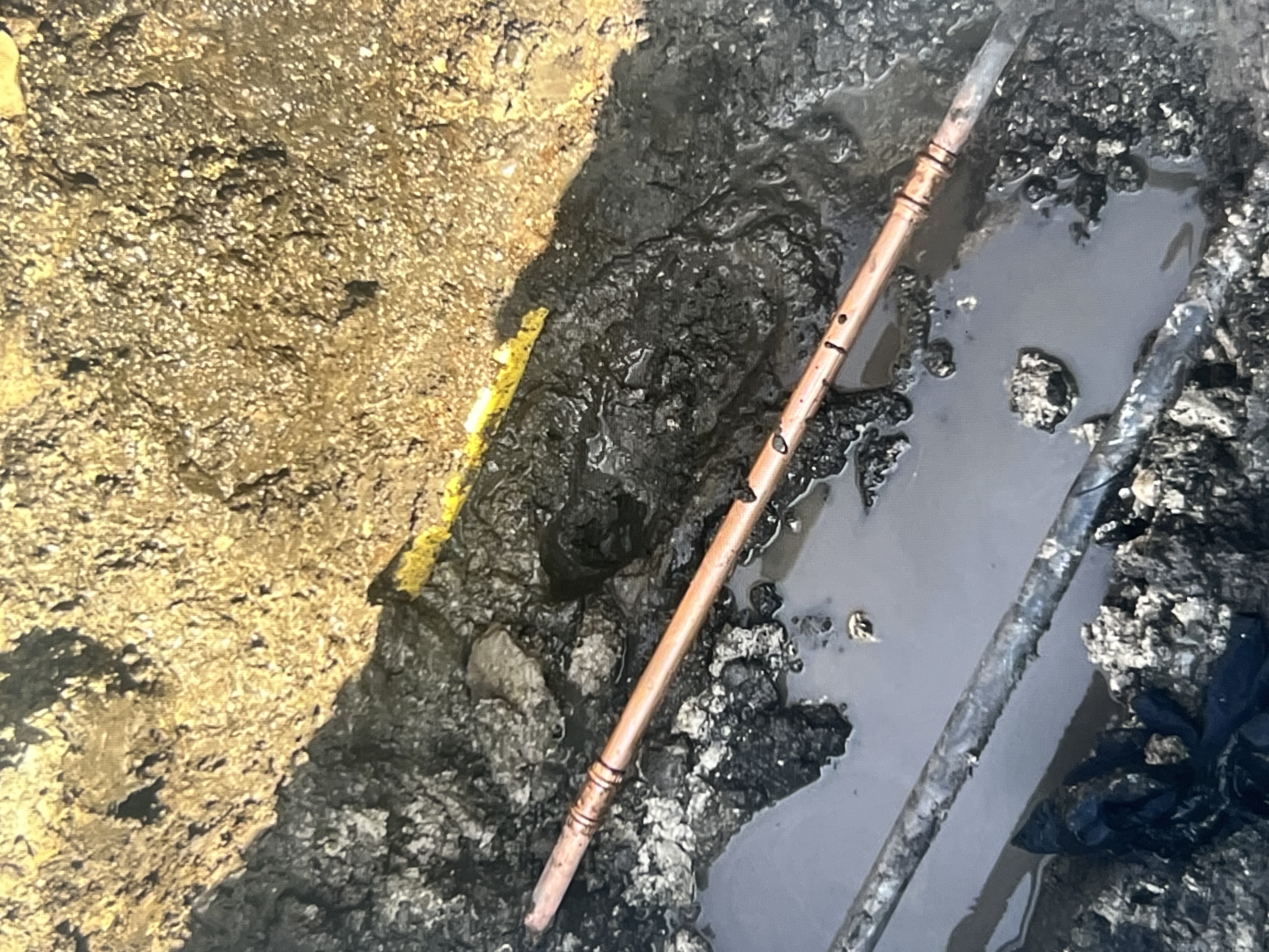 Clear excavation and careful pipe exposure highlight Rise Plumbing Systems commitment to precise, durable plumbing repairs in difficult conditions.