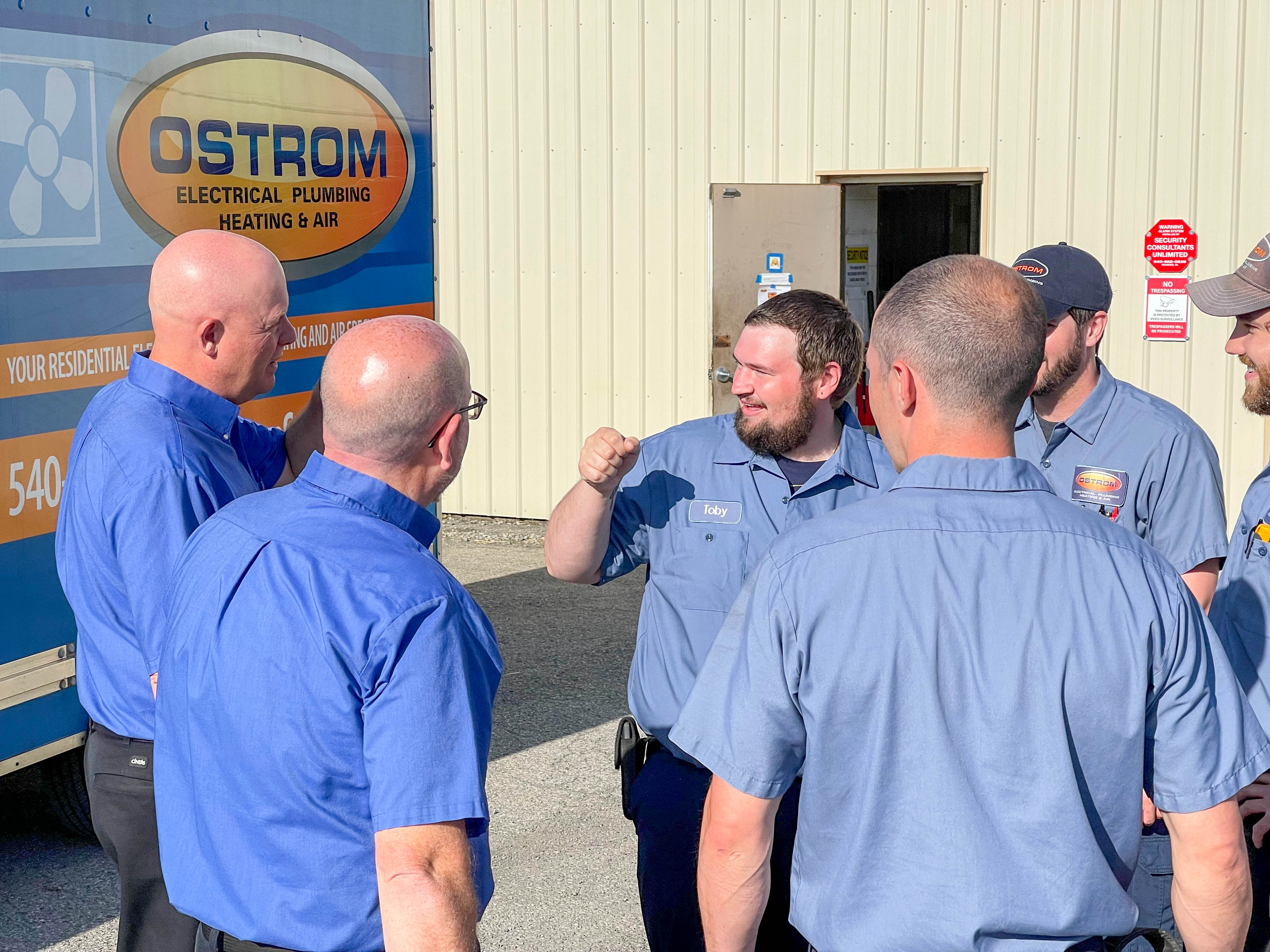 Experience top-notch service and teamwork at Ostrom Electrical, Plumbing, Heating & Air Conditioning.