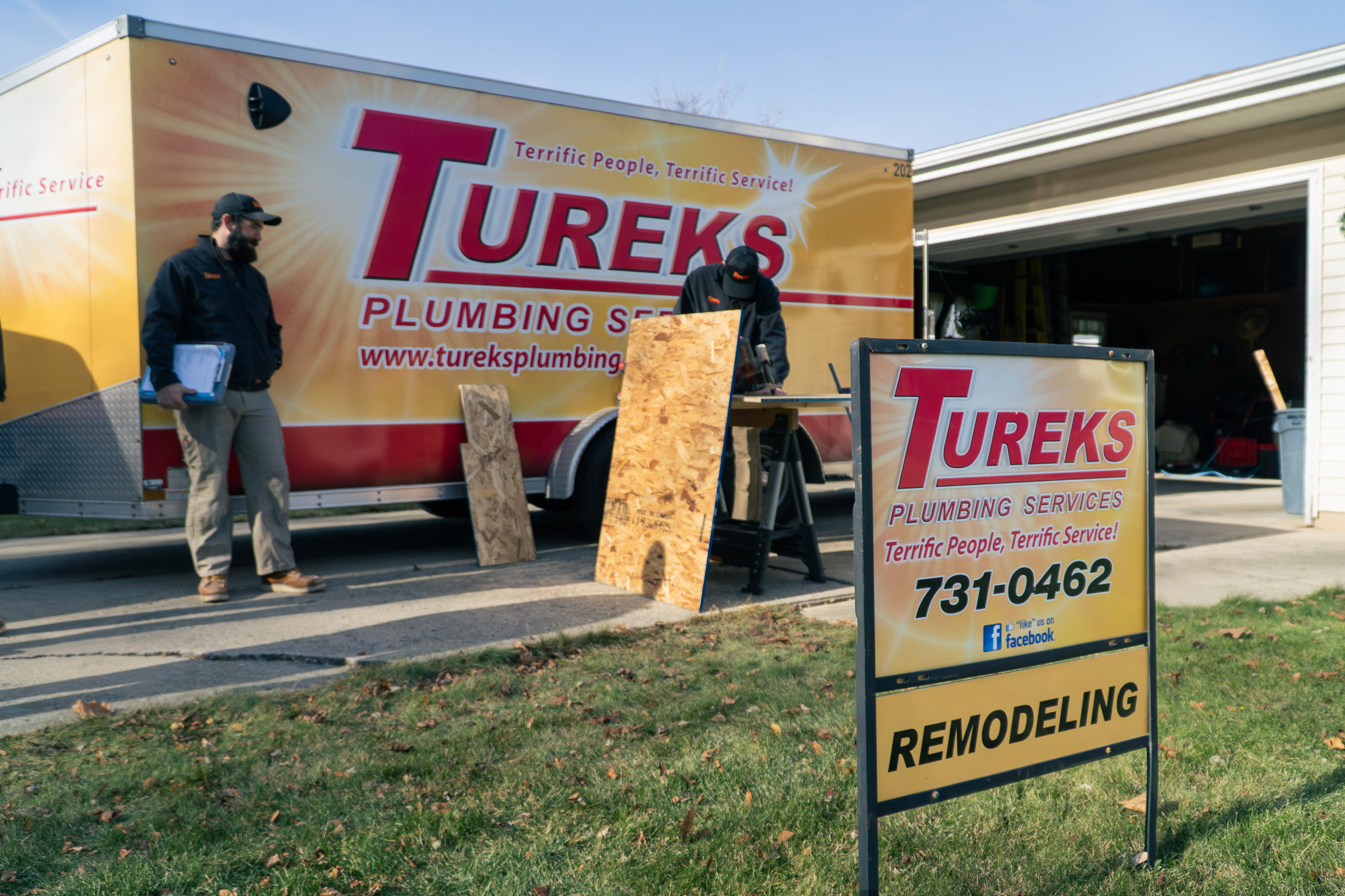 Experience unparalleled service with Tureks Plumbing Services, where terrific people deliver terrific service!