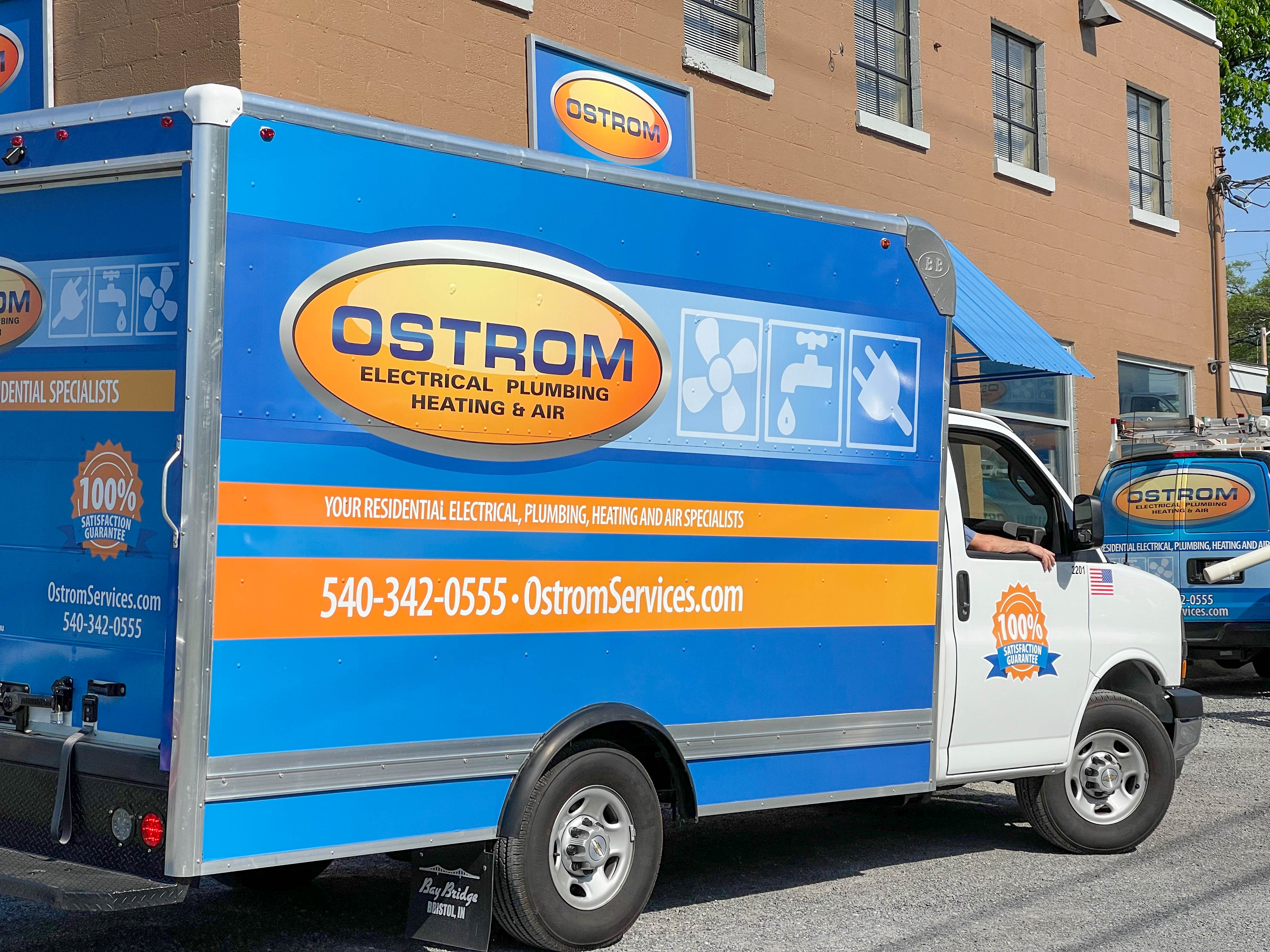 Experience top-notch service and satisfaction with Ostrom Electrical Plumbing Heating & Air Conditioning.