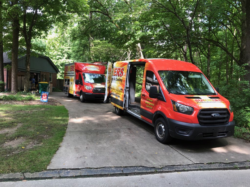 Summers Plumbing Heating & Cooling is your trusted partner for reliable emergency services, right to your doorstep!