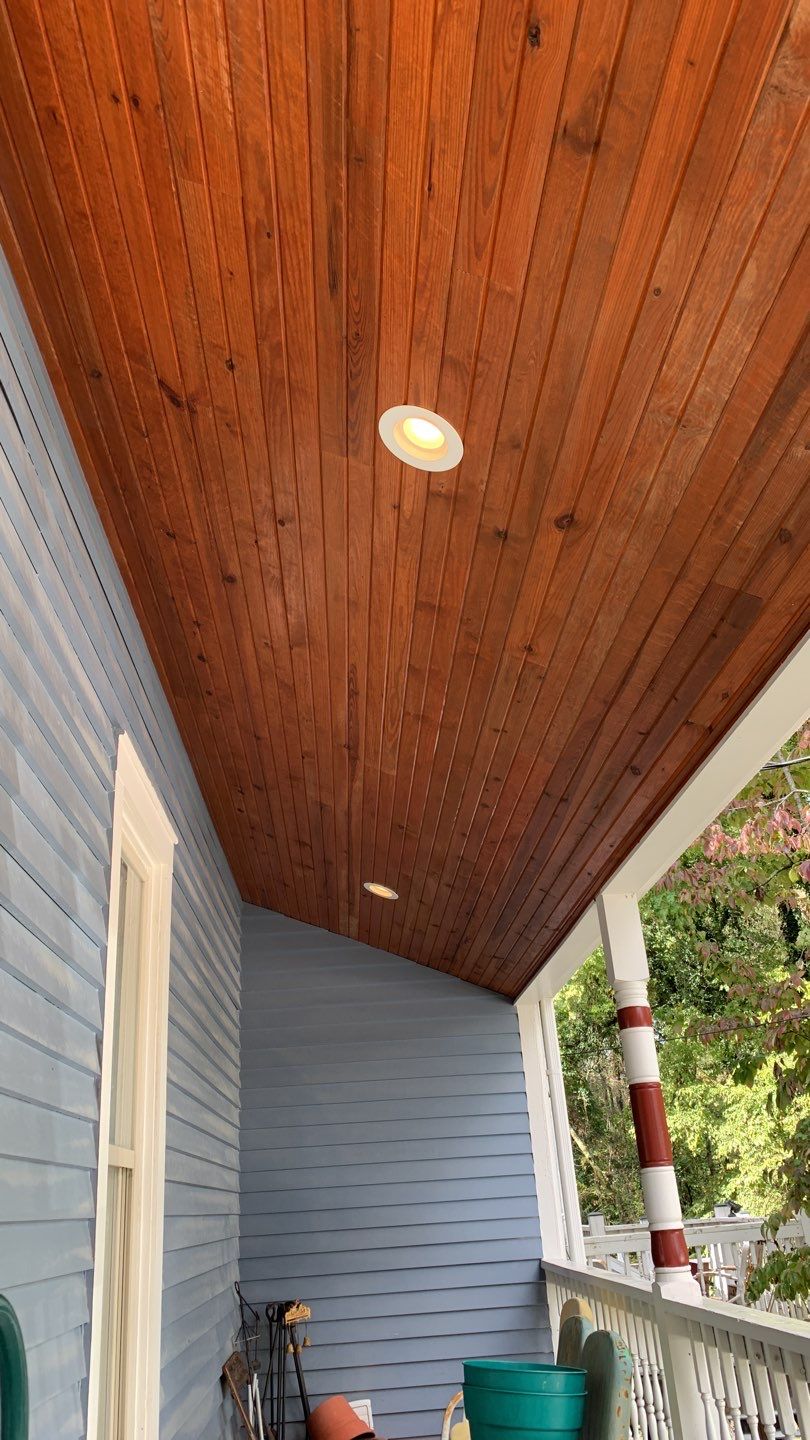 Showcasing clean, well‑installed porch lighting and finish work that enhances curb appeal, trust C&T Electric LLC for reliable results.