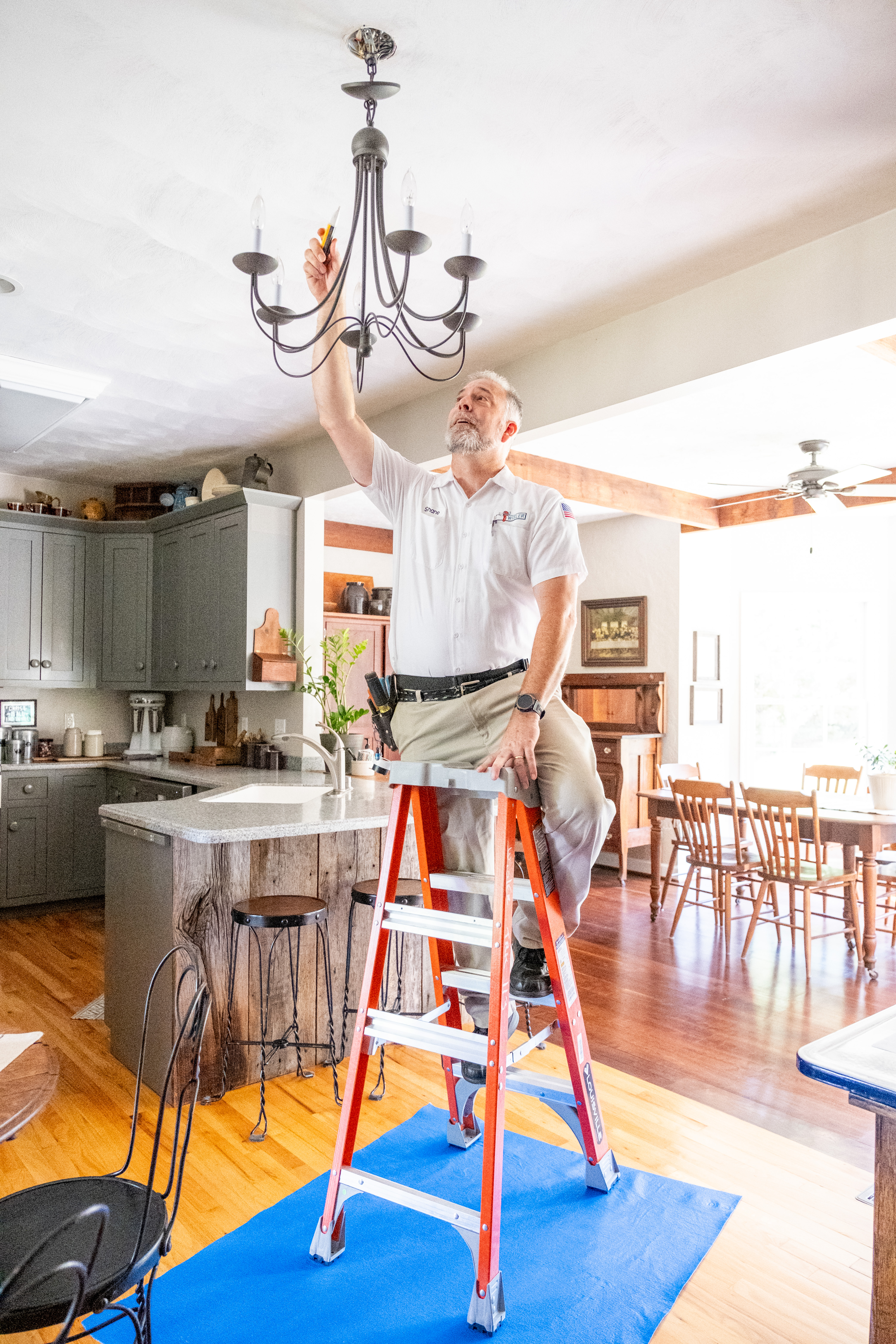 Enhance your home's beauty with expert electrical services by Wisler Plumbing, Heating, Cooling, and Electrical.