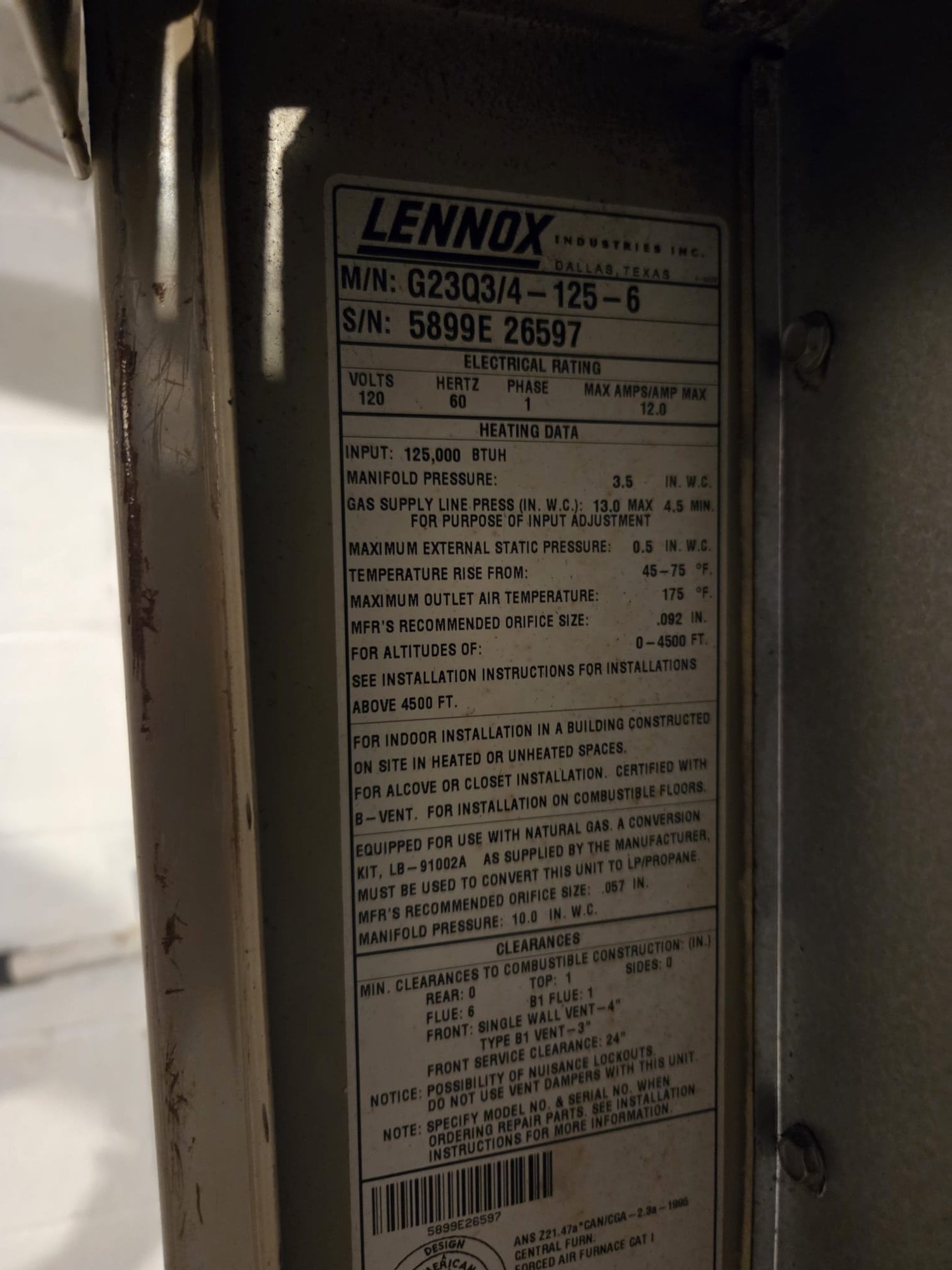 Trust Service Professionals for precise HVAC services and expert guidance on equipment like your Lennox unit.