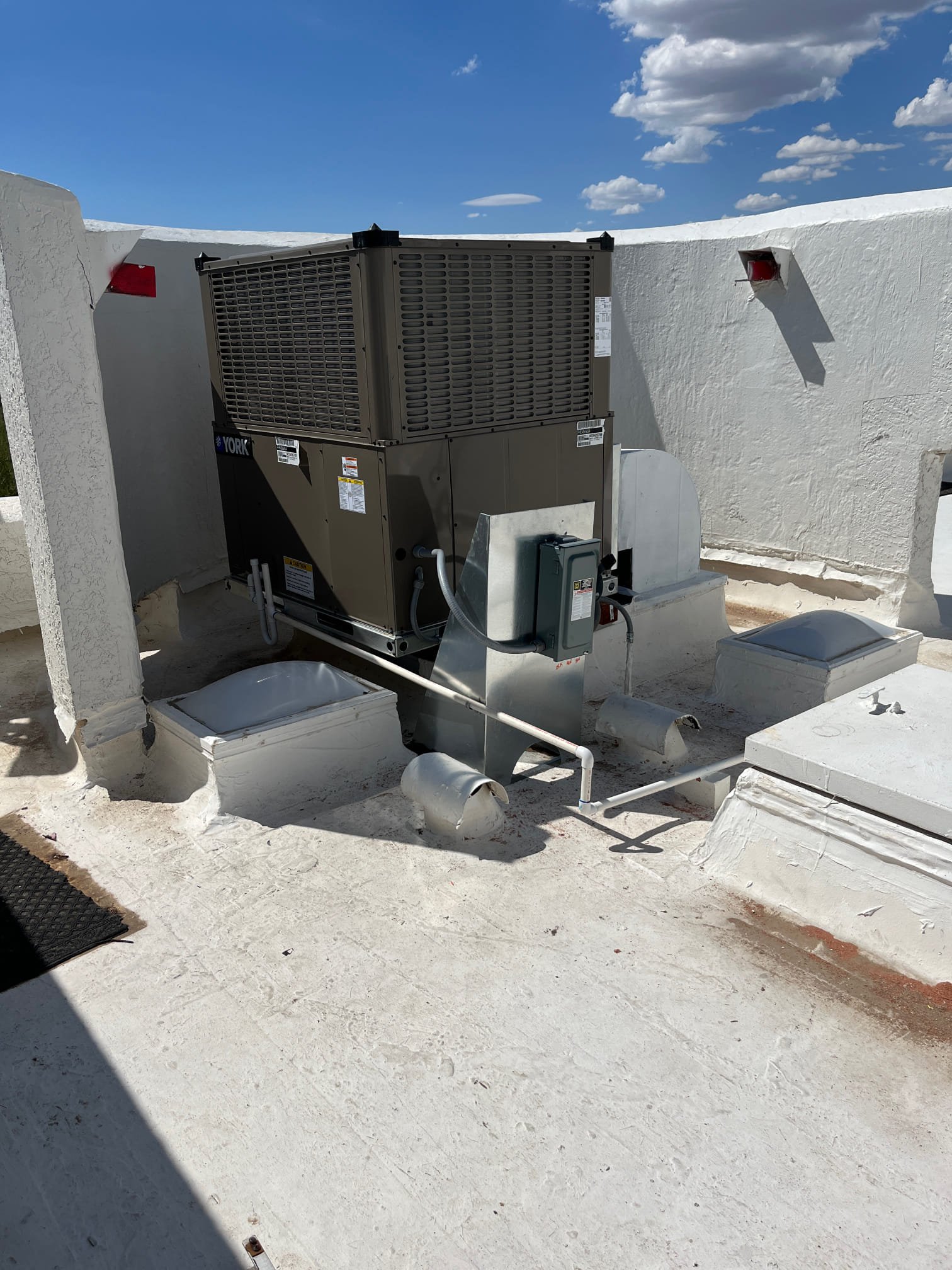 Experience top-notch HVAC services with Russett Southwest Corporation under any sky.